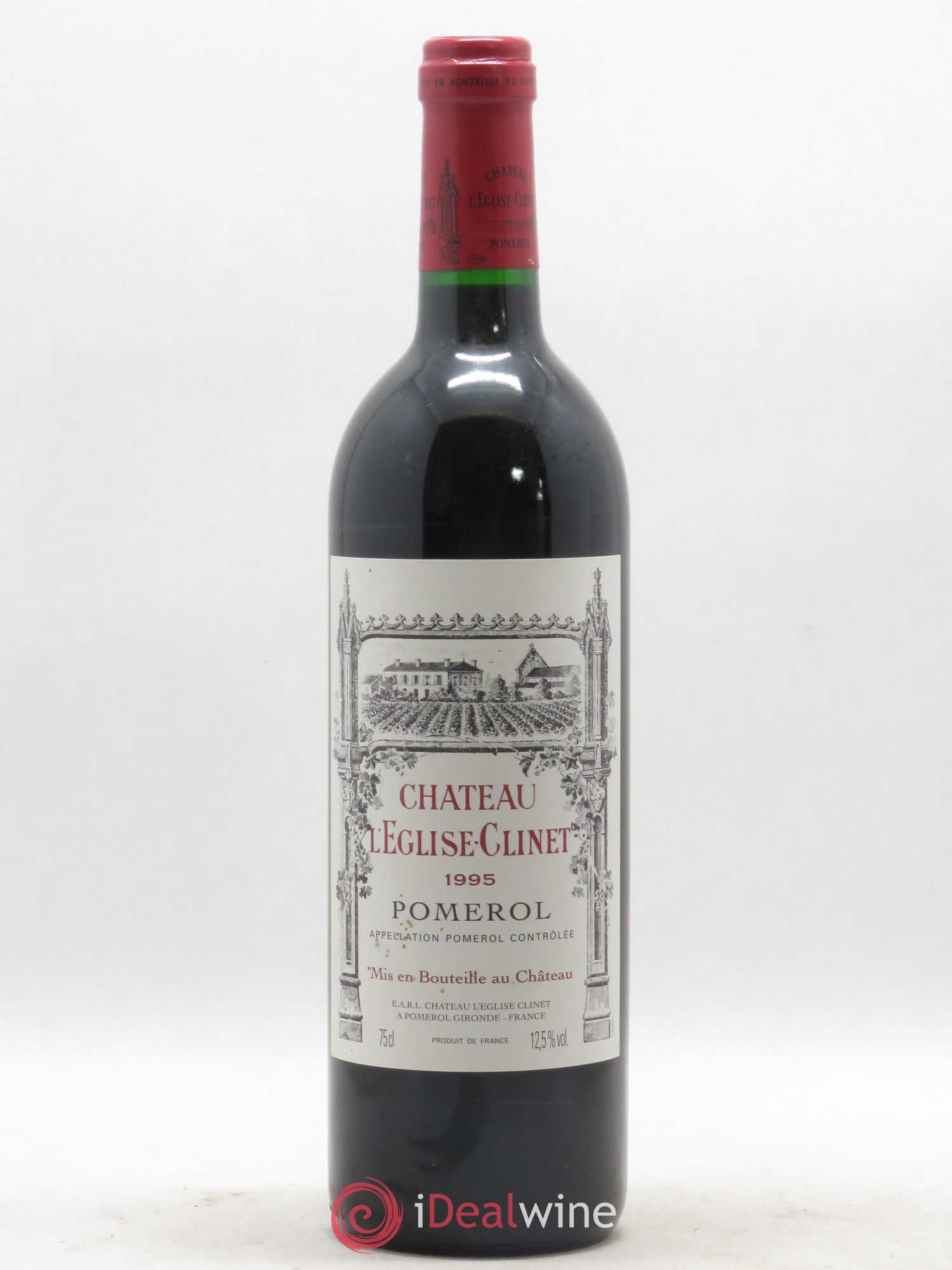 Château l' Église Clinet 1995 - Lot de 1 bouteille - 0
