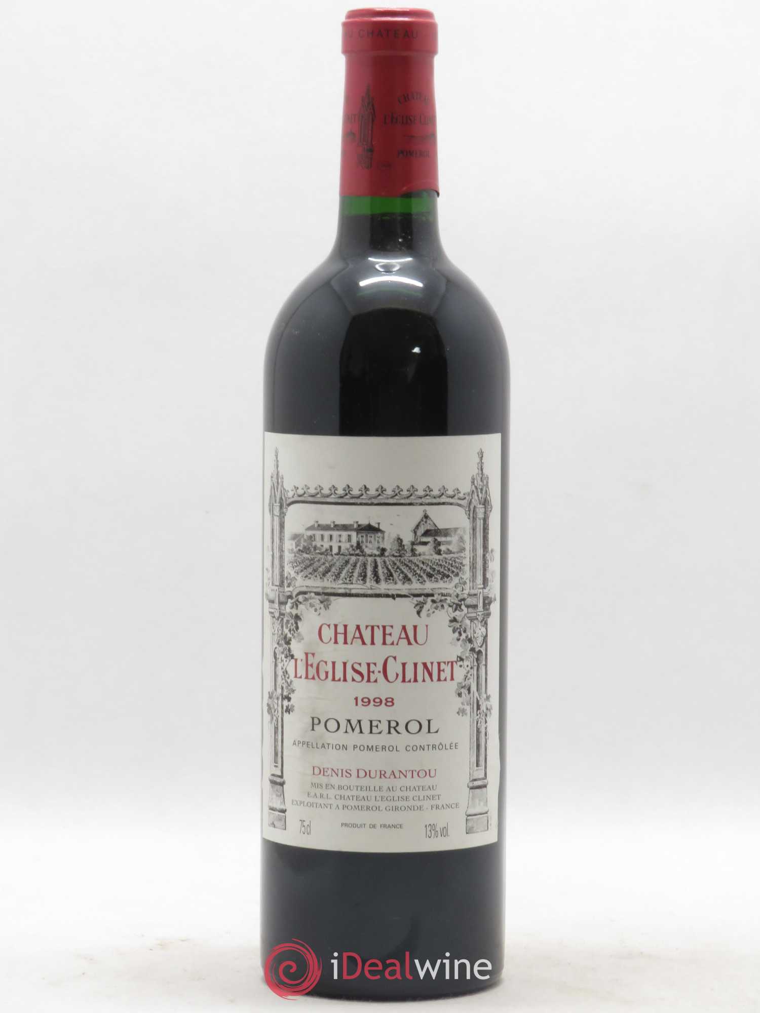 Château l' Église Clinet 1998 - Lot de 1 bouteille - 0