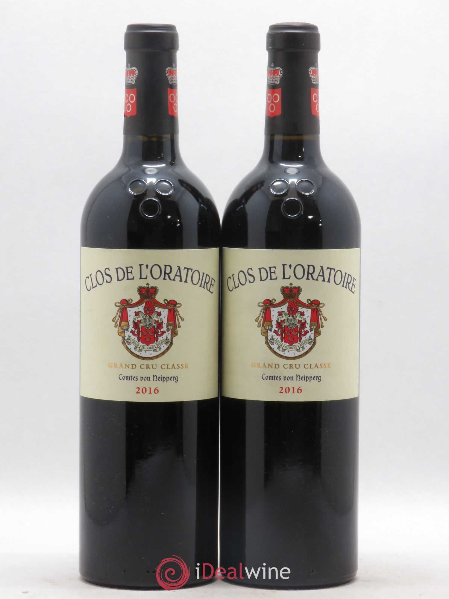 Clos de l'Oratoire Grand Cru Classé 2016 - Lot de 2 bouteilles - 0