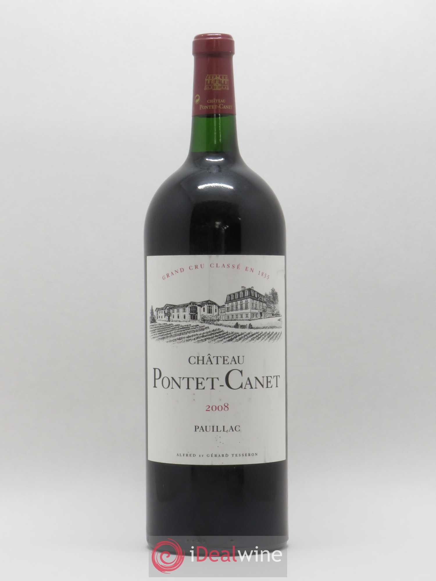 Château Pontet Canet 5ème Grand Cru Classé 2008 - Lot de 1 magnum - 0