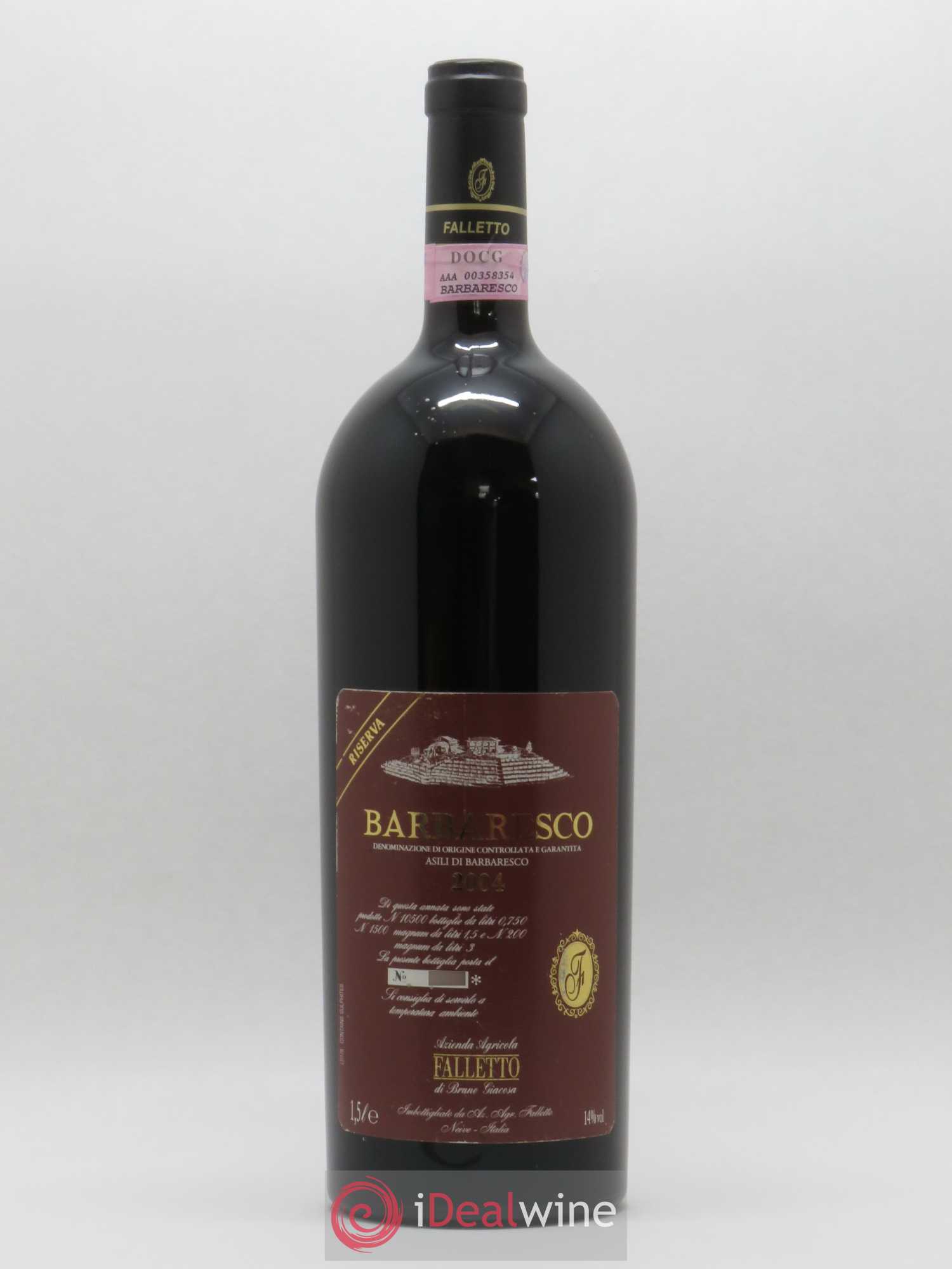Barbaresco DOCG Asili Riserva Falletto - Bruno Giacosa 2004 - Lot de 1 magnum - 0