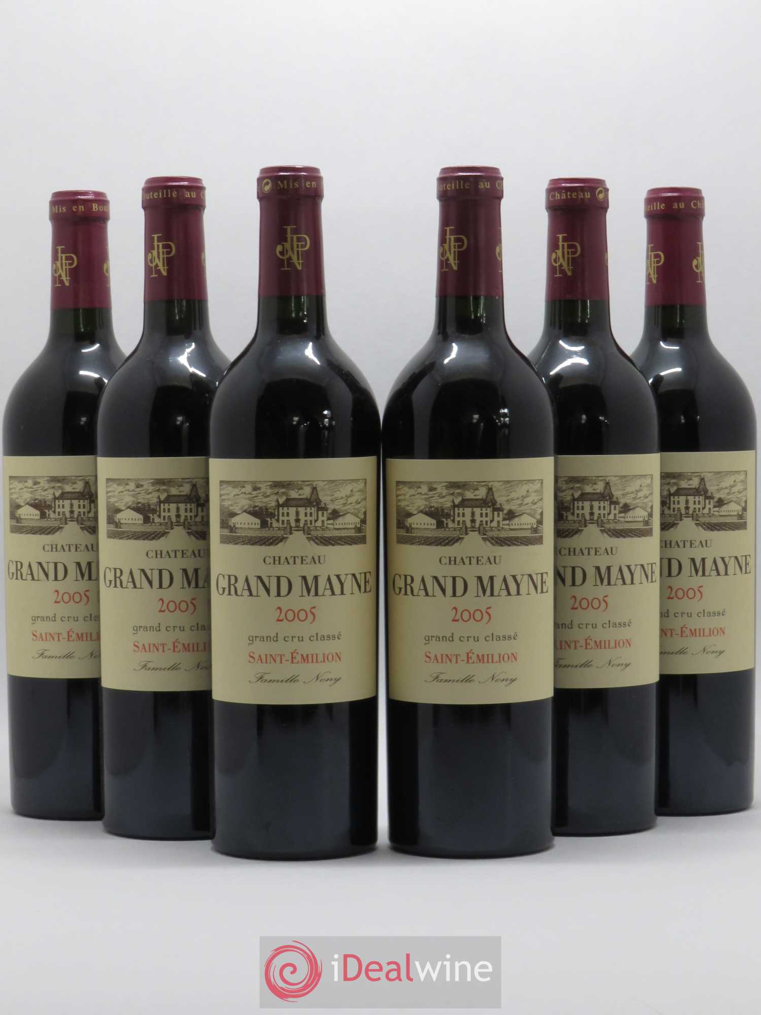 Château Grand Mayne Grand Cru Classé 2005 - Lot de 6 bouteilles - 0
