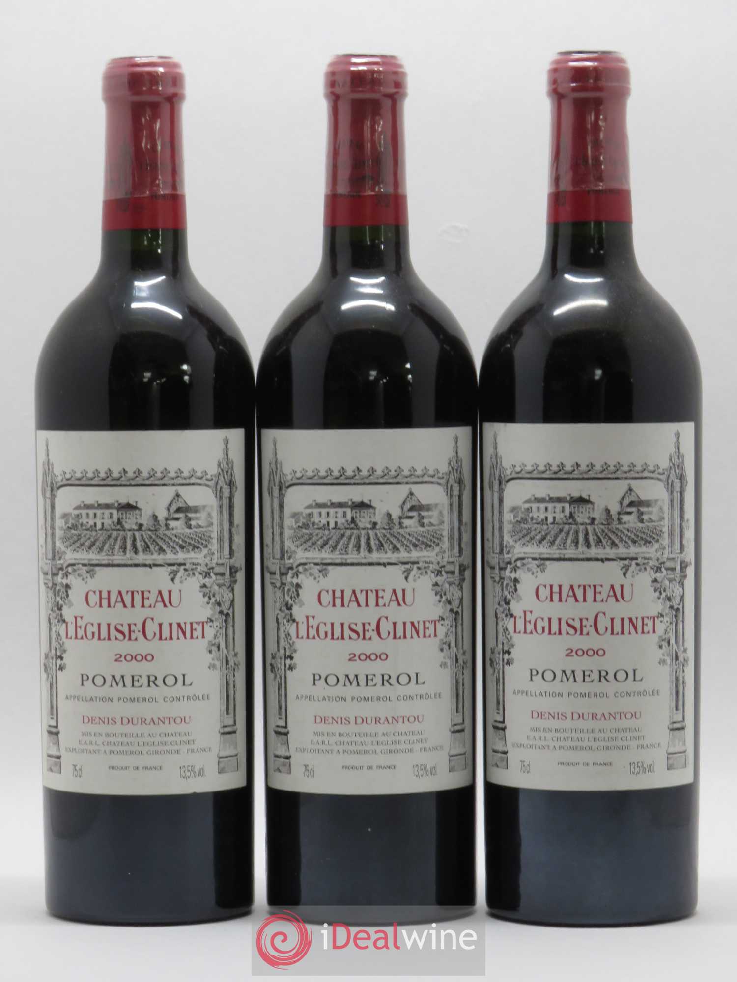 Château l' Église Clinet 2000 - Lot de 6 bouteilles - 1