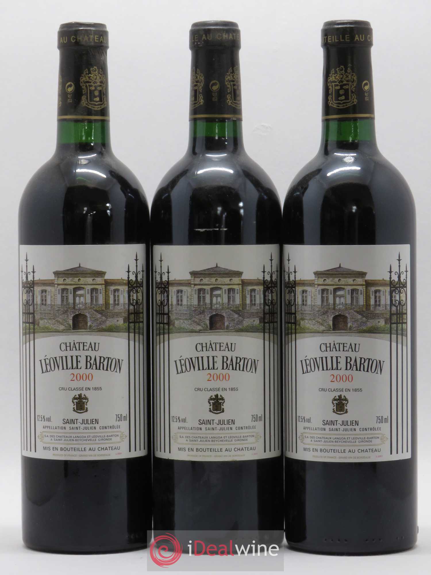 Château Léoville Barton 2ème Grand Cru Classé 2000 - Lot de 6 bouteilles - 1