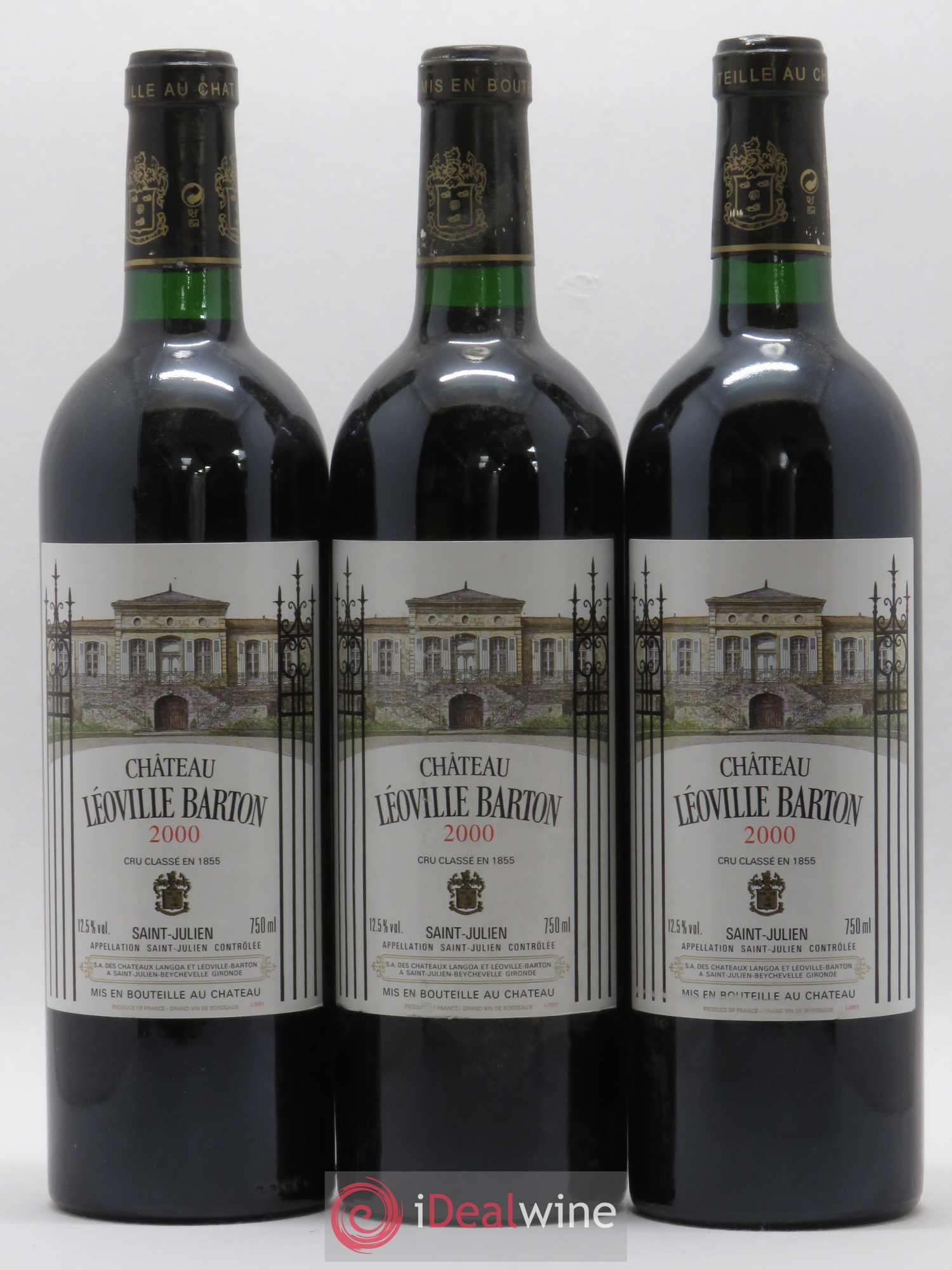 Château Léoville Barton 2ème Grand Cru Classé 2000 - Lot de 6 bouteilles - 2