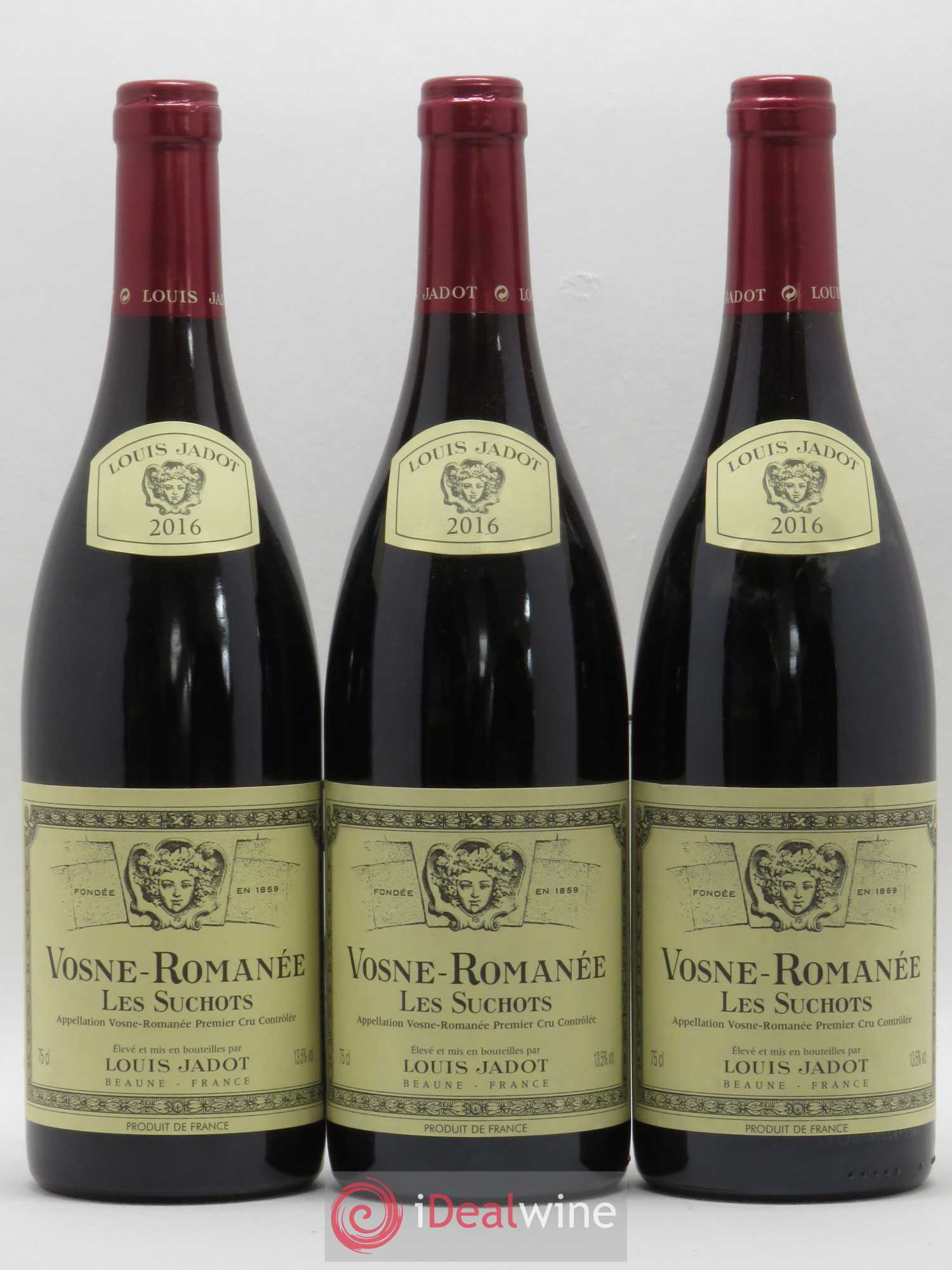 Vosne-Romanée 1er Cru Les Suchots Maison Louis Jadot 2016 - Posten von 3 Flaschen - 0
