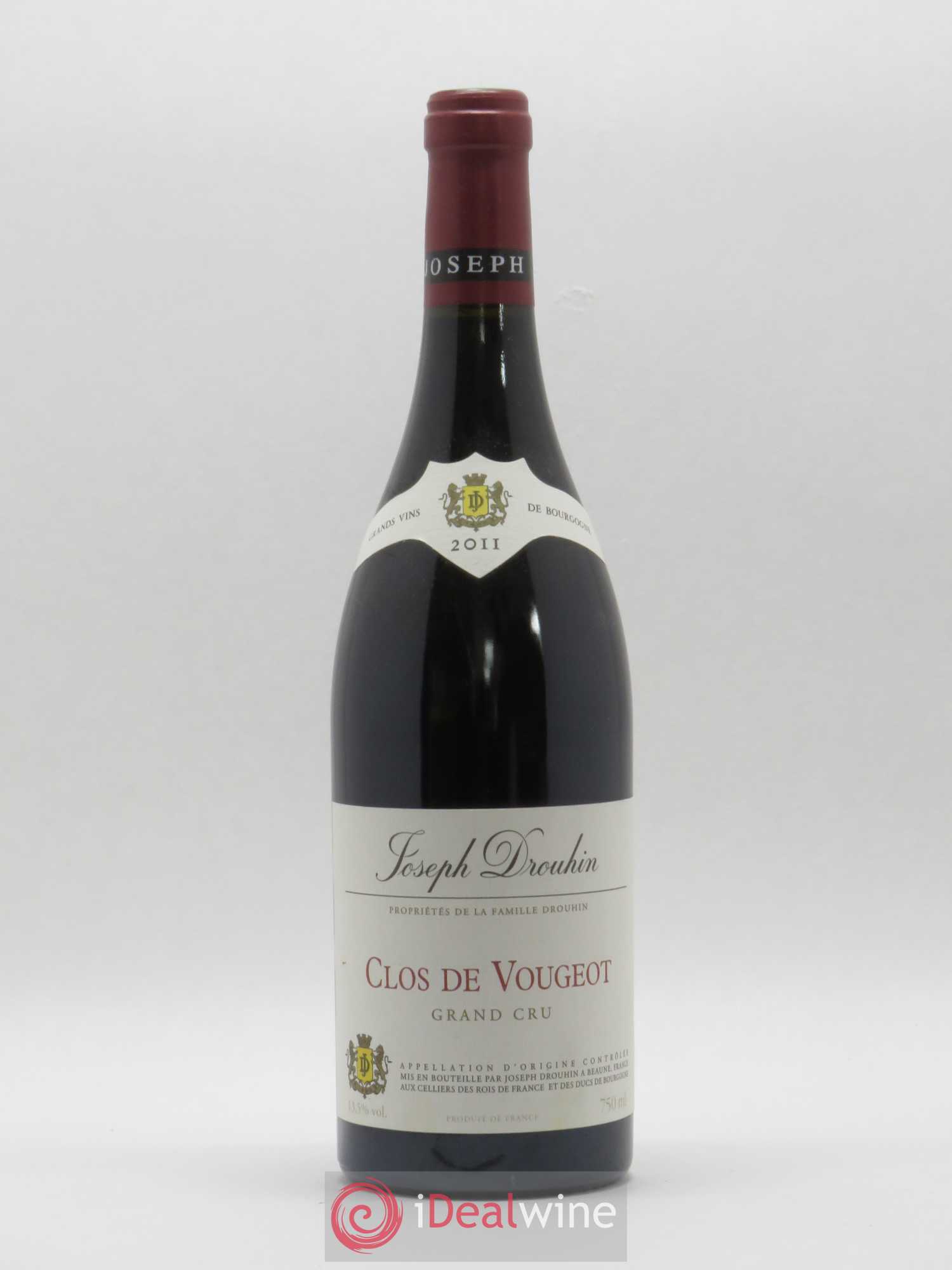 Clos de Vougeot Grand Cru Joseph Drouhin 2011 - Lot de 1 bouteille - 0