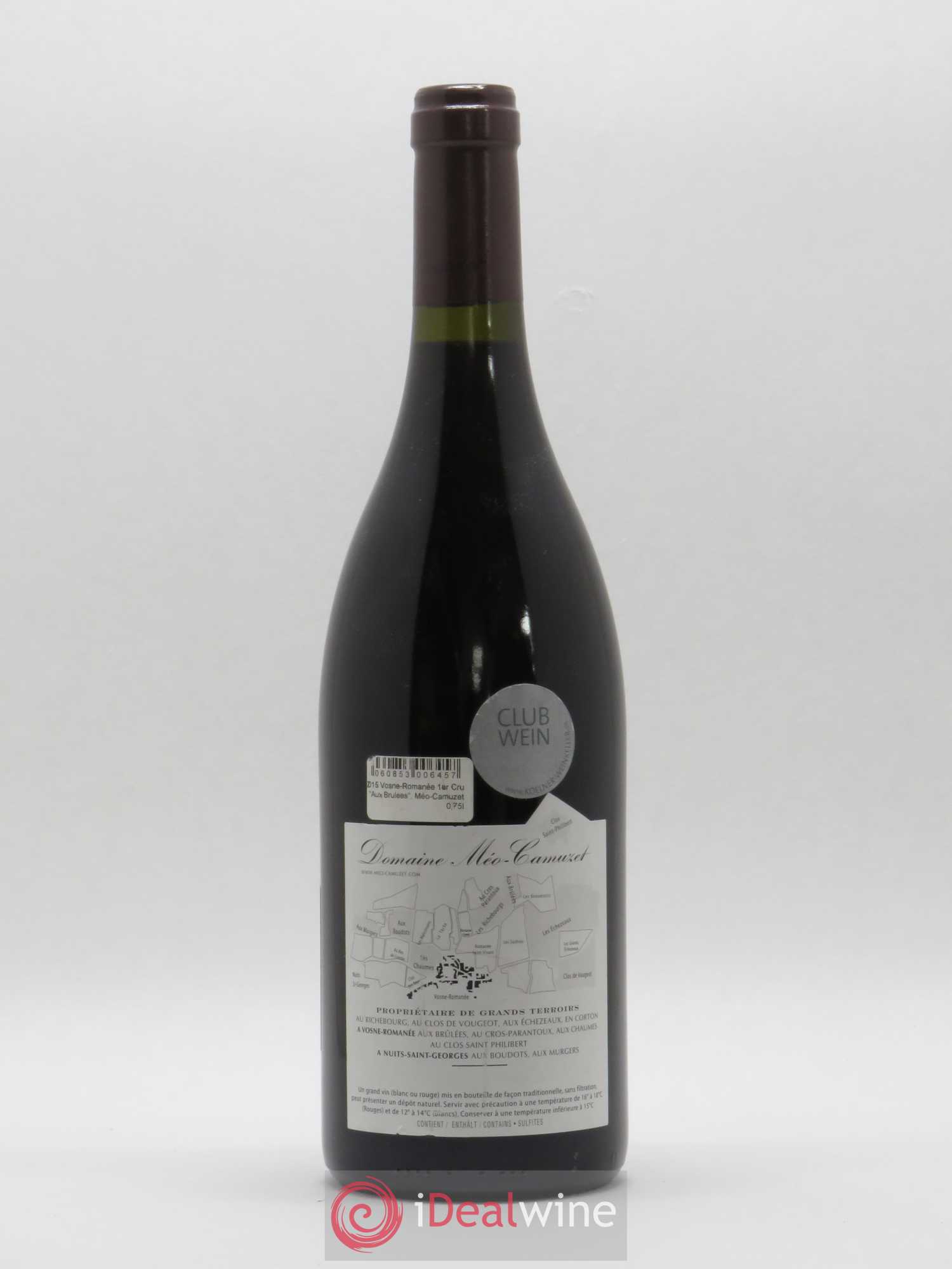 Vosne-Romanée 1er Cru Aux Brûlées Méo-Camuzet (Domaine) 2015 - Lot de 1 bouteille - 1