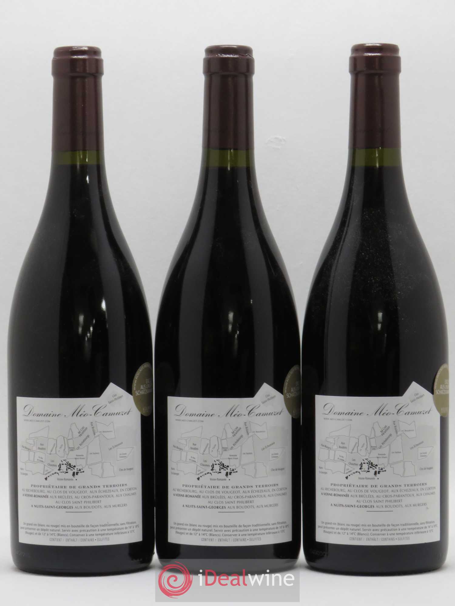 Vosne-Romanée 1er Cru Les Chaumes Méo-Camuzet (Domaine) 2015 - Lot de 3 bouteilles - 1