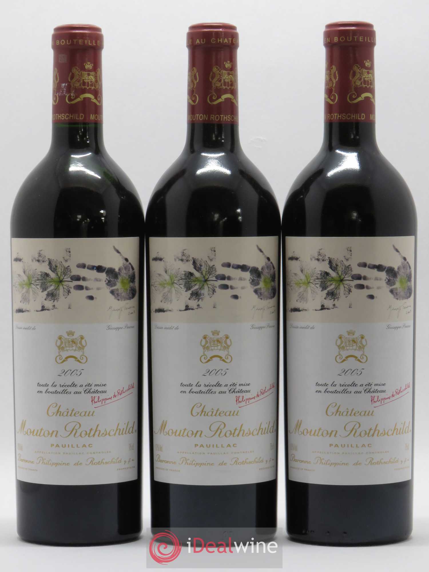 Château Mouton Rothschild 1er Grand Cru Classé 2005 - Lot de 6 bouteilles - 3