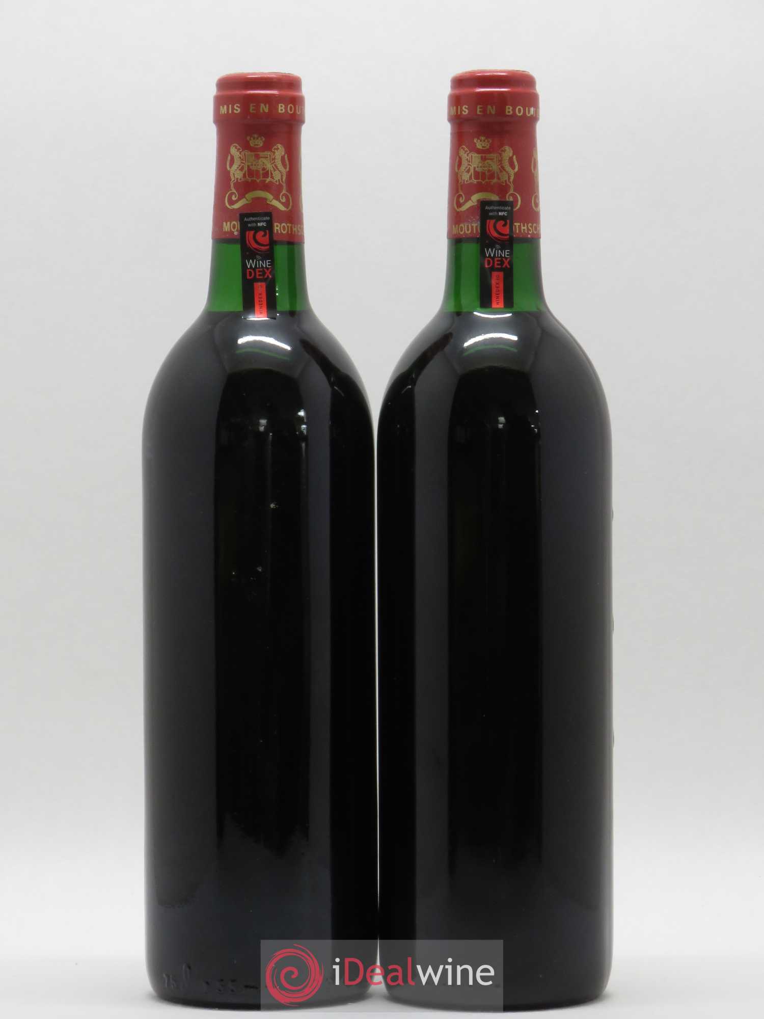 Château Mouton Rothschild 1er Grand Cru Classé 1986 - Lot de 2 bouteilles - 1