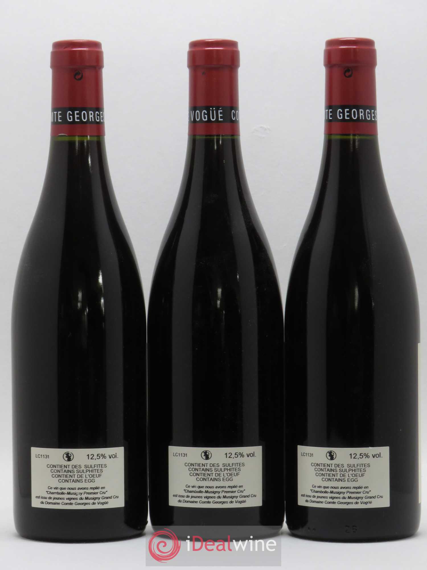 Chambolle-Musigny 1er Cru Comte Georges de Vogüé 2013 - Lot de 3 bouteilles - 1