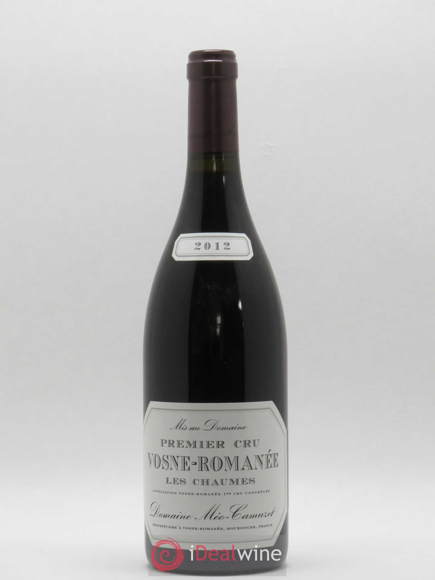 Vosne-Romanée 1er Cru Les Chaumes Méo-Camuzet (Domaine) 2012 - Lot de 1 bouteille - 0