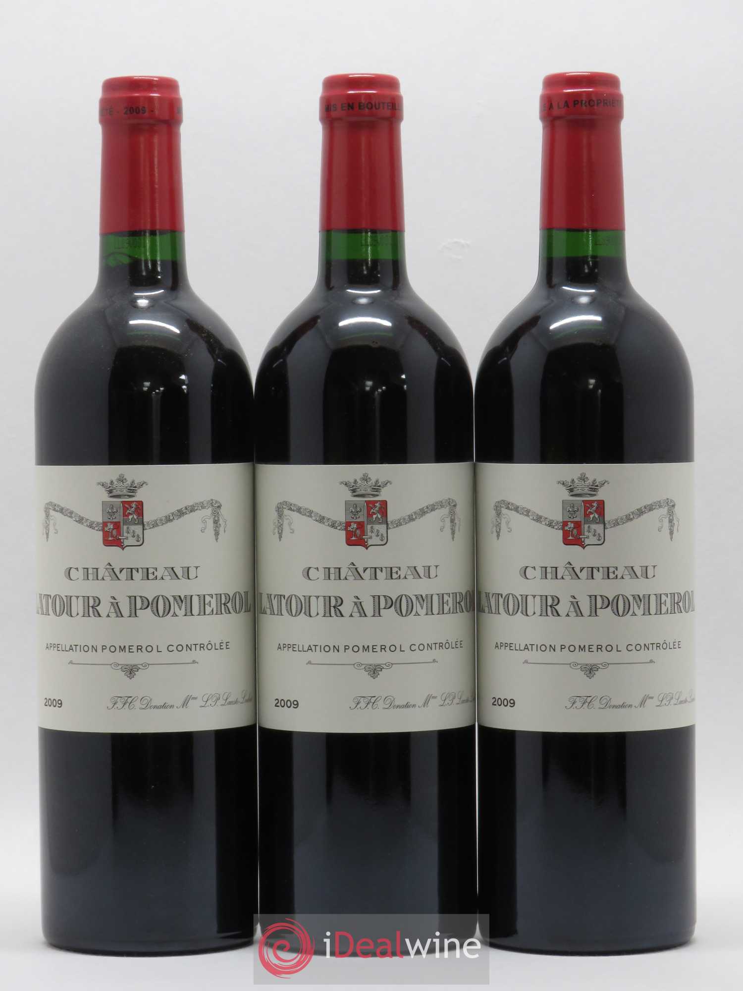 Château Latour à Pomerol 2009 - Lot de 3 bouteilles - 0