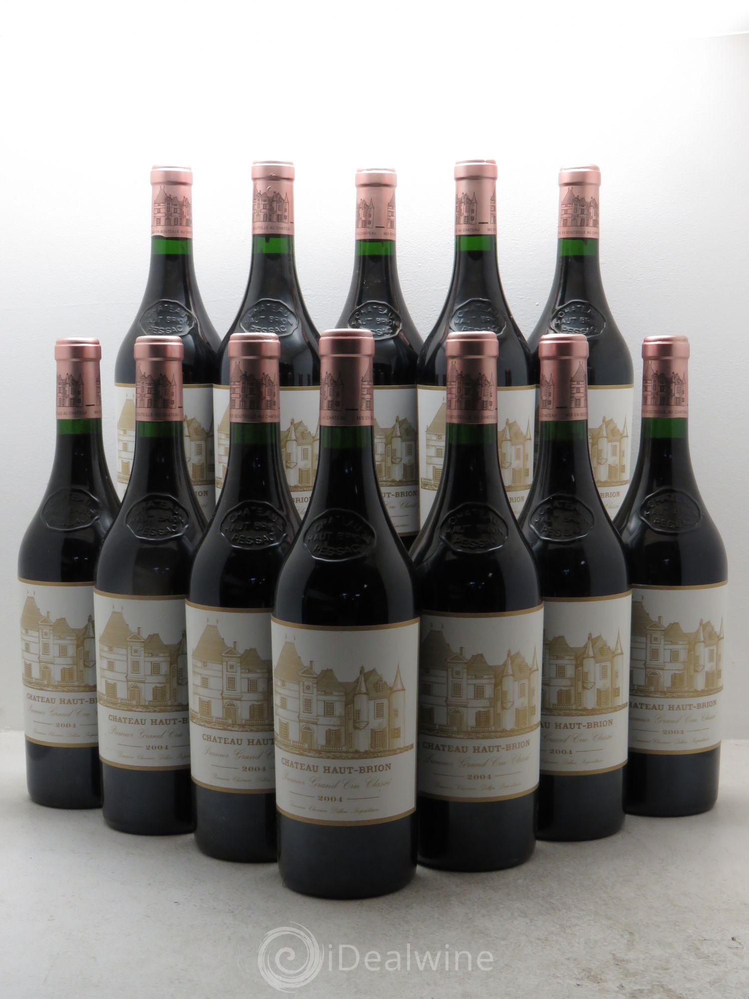 Château Haut Brion 1er Grand Cru Classé 2004 - Lot de 12 bouteilles - 0