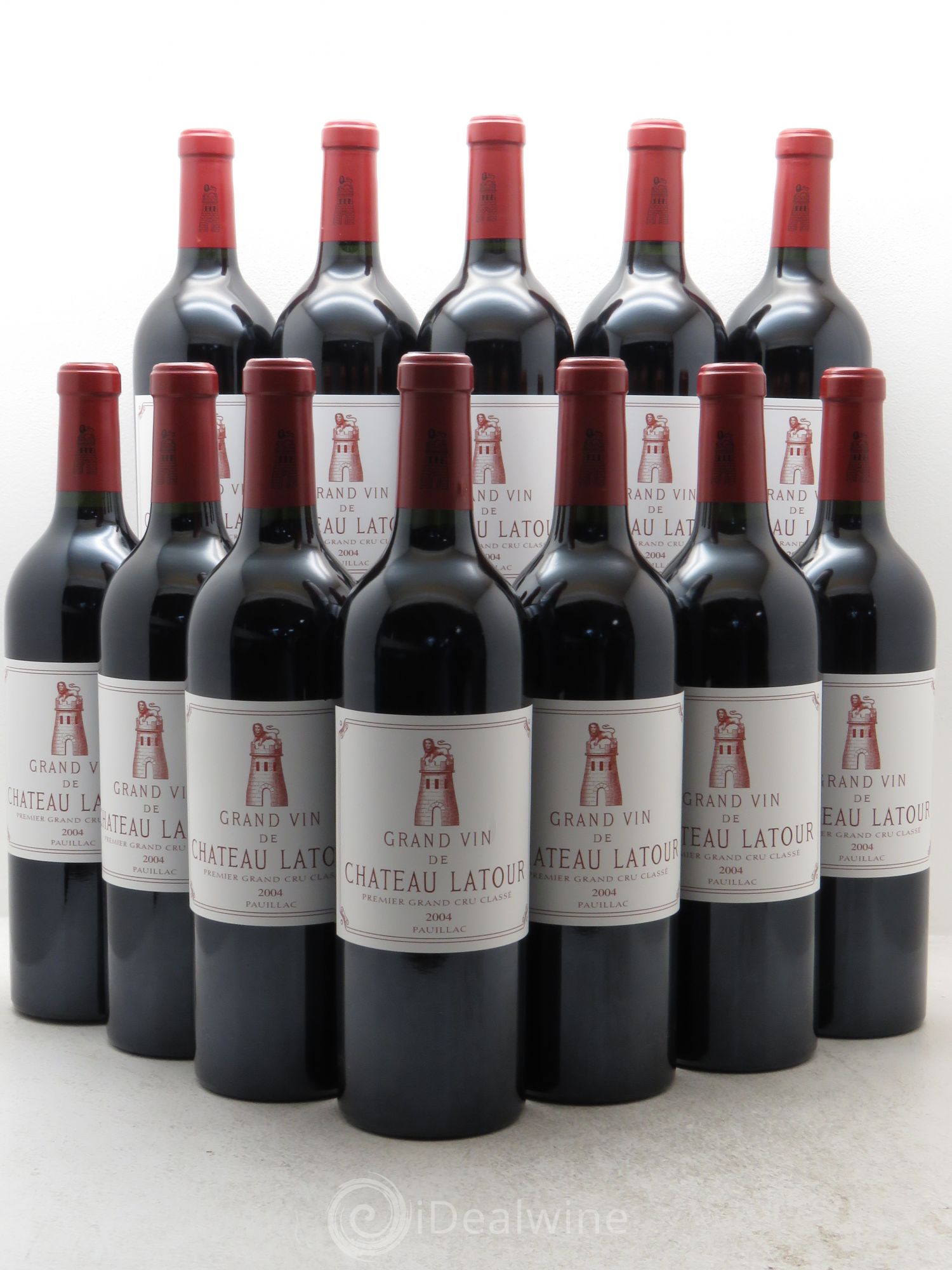 Château Latour 1er Grand Cru Classé 2004 - Lot de 12 bouteilles - 0