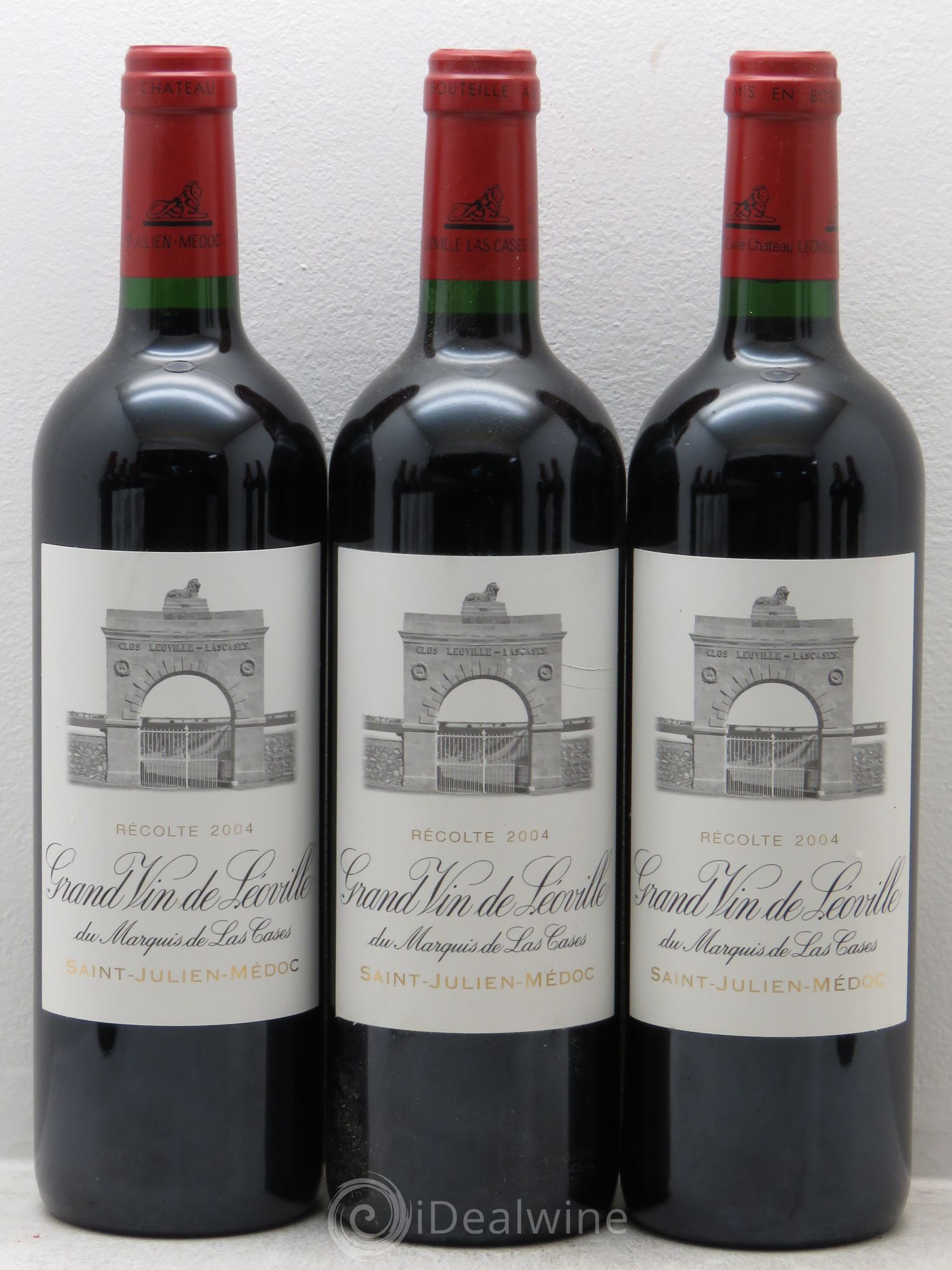 Château Léoville Las Cases 2ème Grand Cru Classé 2004 - Lot de 12 bouteilles - 2