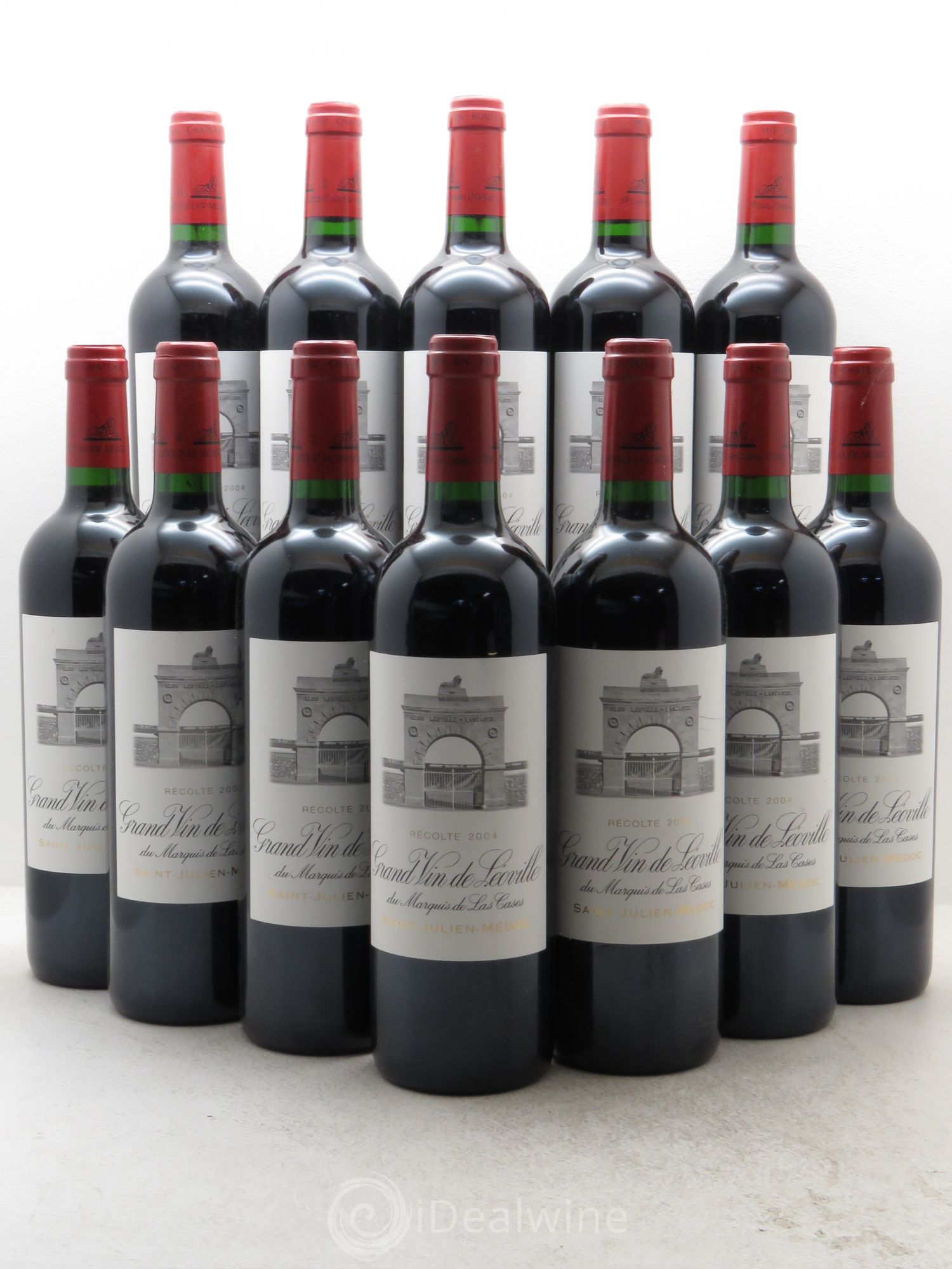 Château Léoville Las Cases 2ème Grand Cru Classé 2004 - Lot de 12 bouteilles - 0