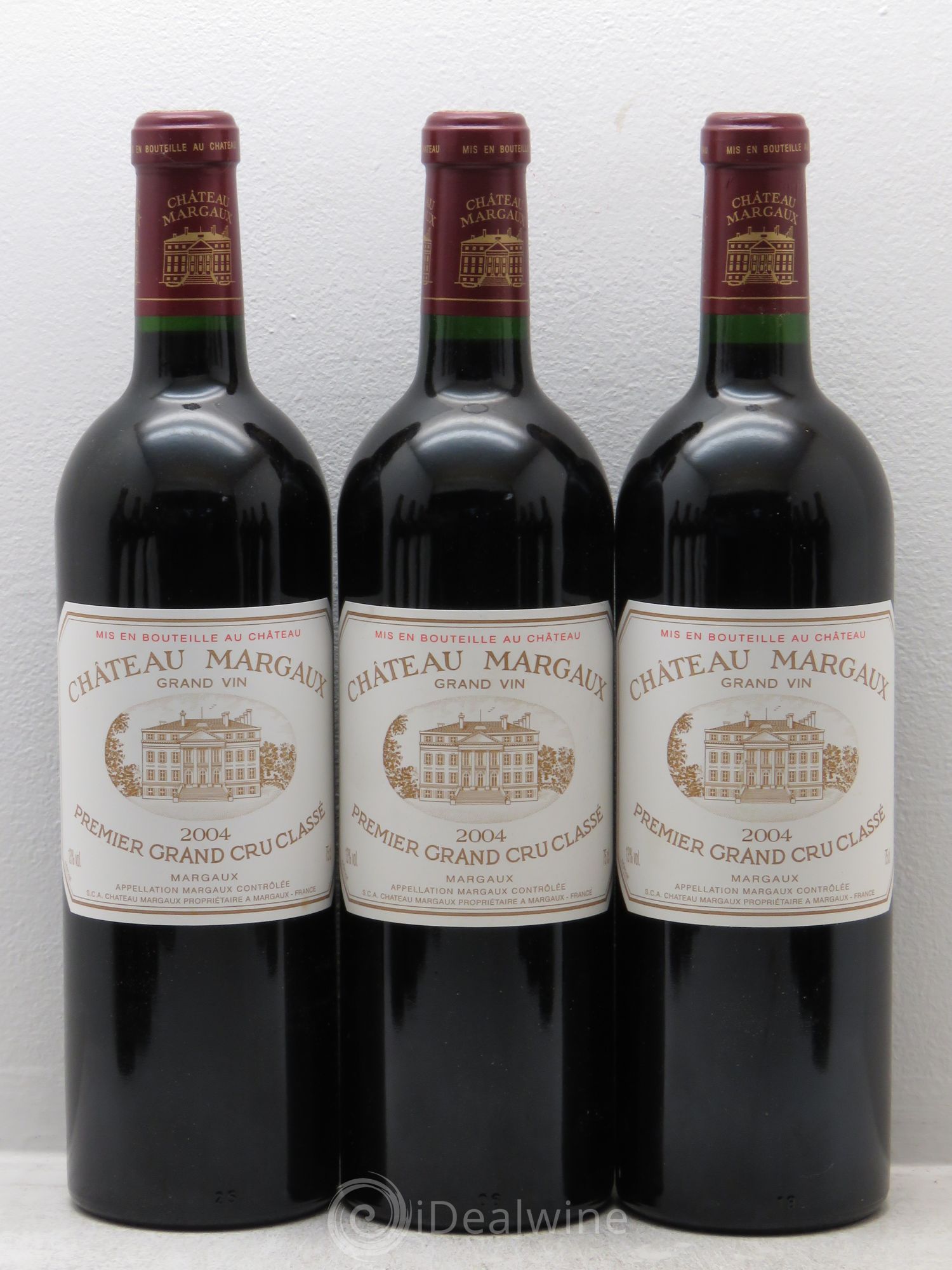 Château Margaux 1er Grand Cru Classé 2004 - Lot de 12 bouteilles - 1