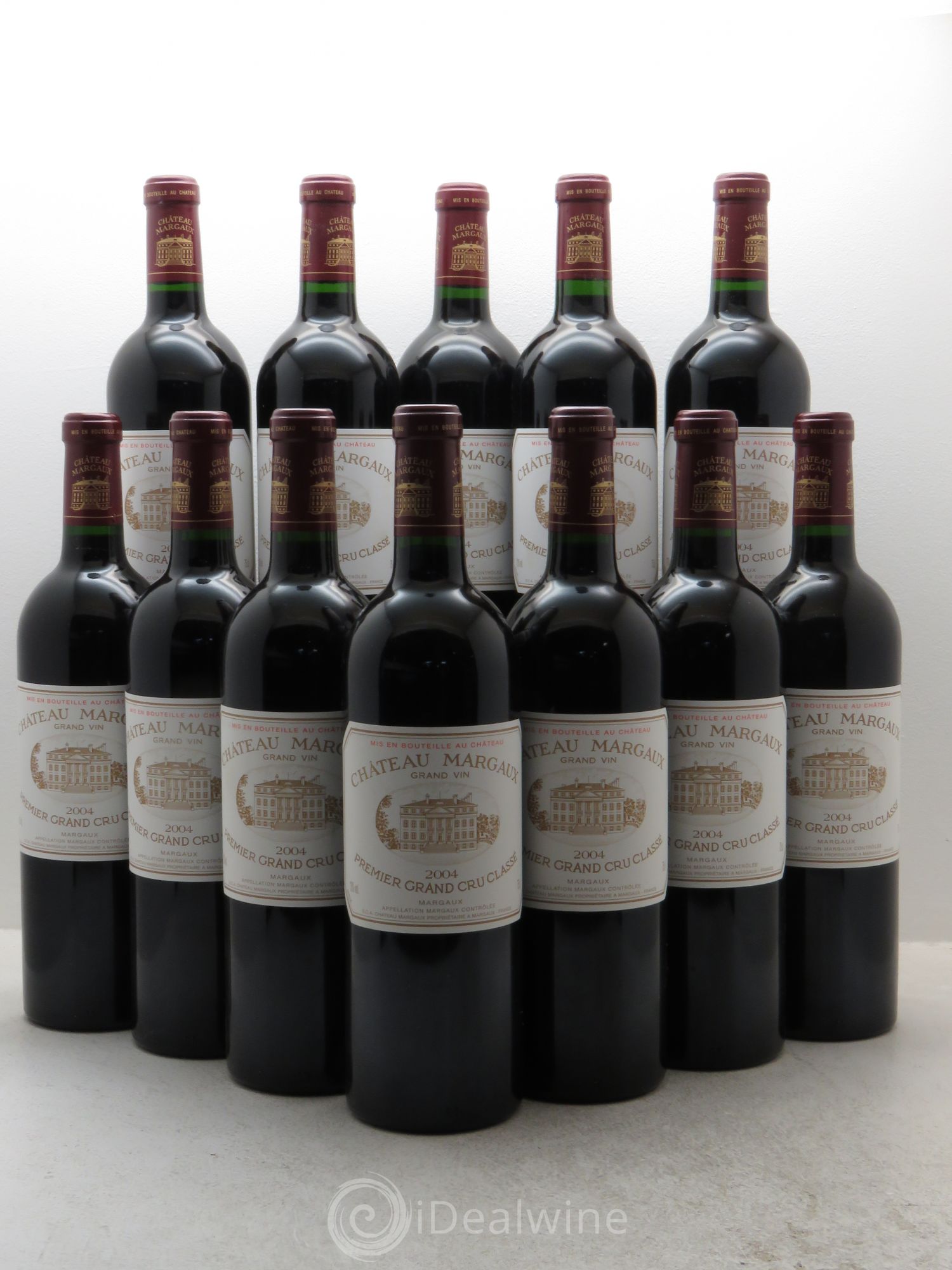 Château Margaux 1er Grand Cru Classé 2004 - Lot de 12 bouteilles - 0