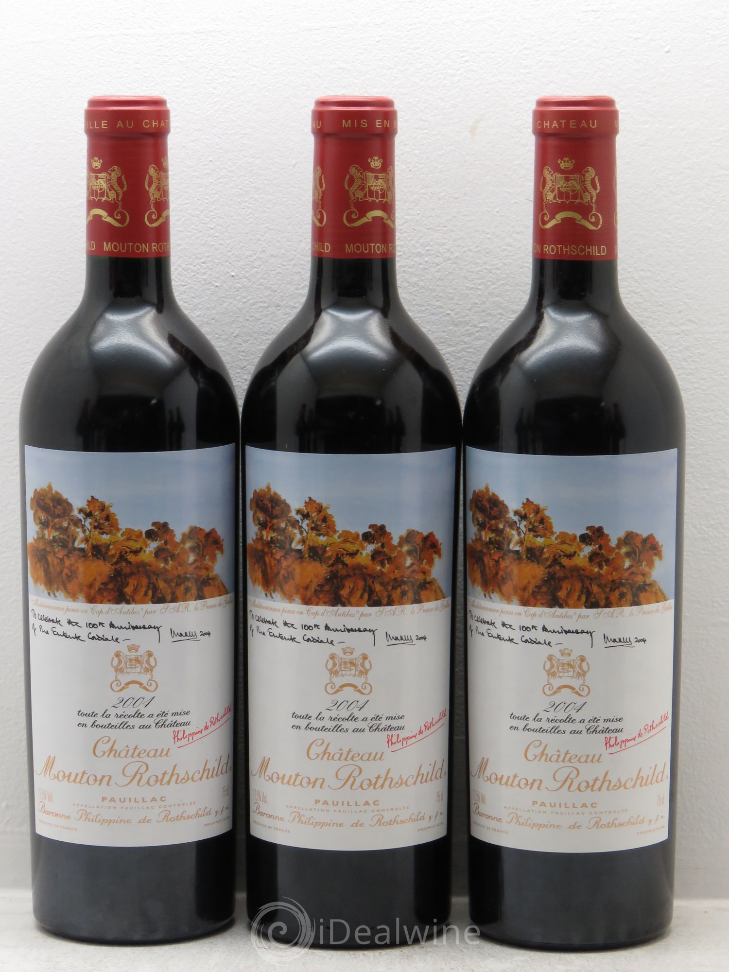 Château Mouton Rothschild 1er Grand Cru Classé 2004 - Lot de 12 bouteilles - 2
