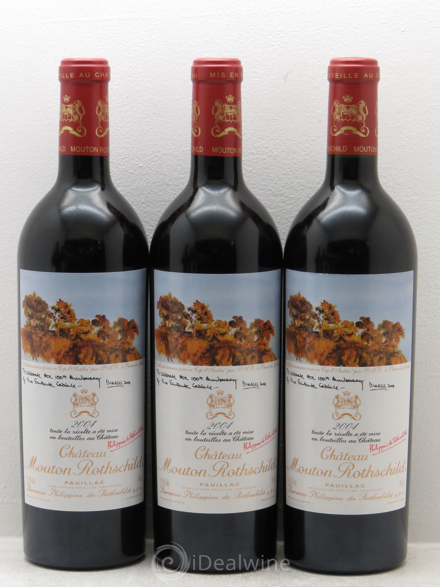 Château Mouton Rothschild 1er Grand Cru Classé 2004 - Lot de 12 bouteilles - 3