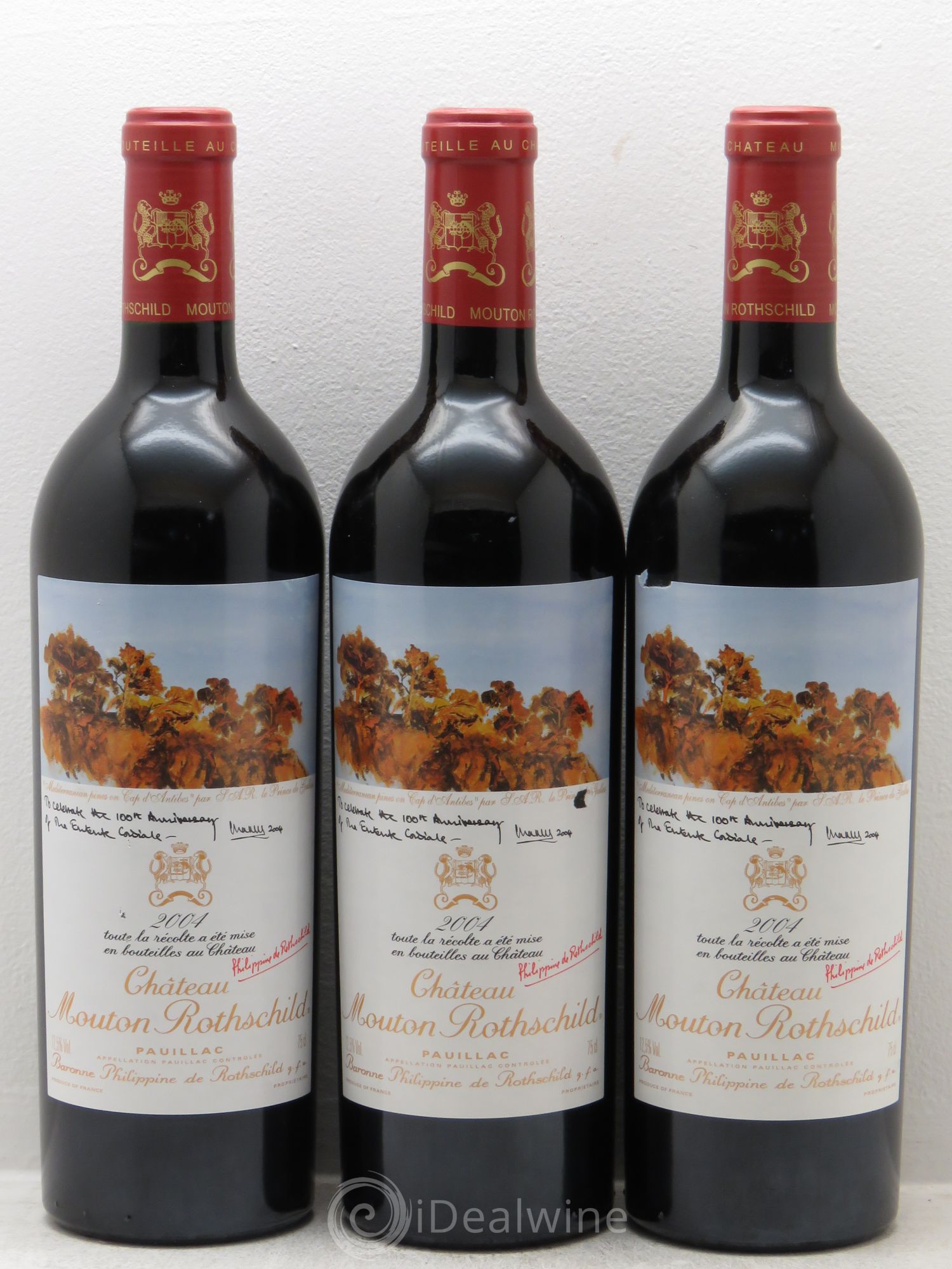 Château Mouton Rothschild 1er Grand Cru Classé 2004 - Lot de 12 bouteilles - 3
