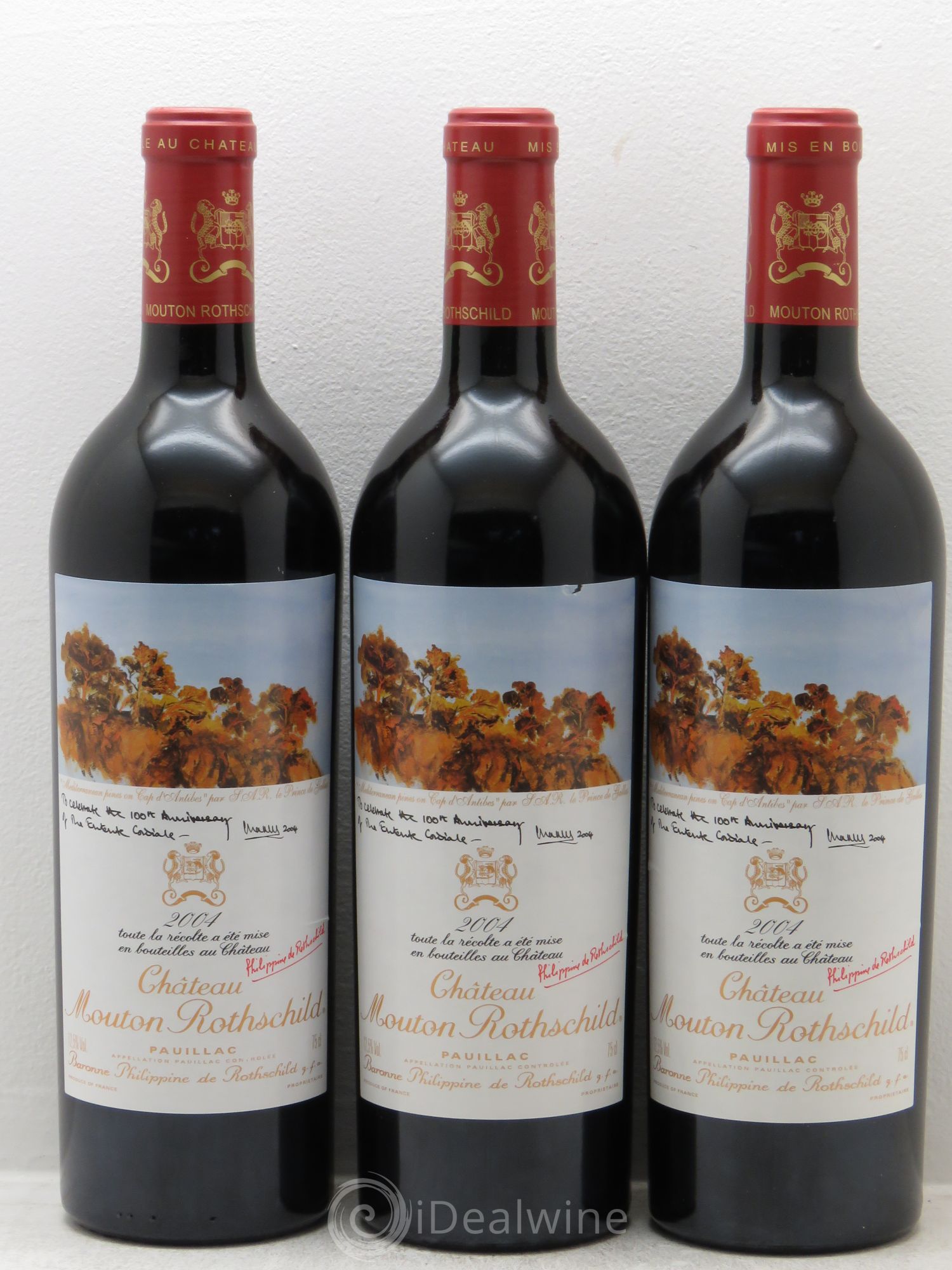 Château Mouton Rothschild 1er Grand Cru Classé 2004 - Lot de 12 bouteilles - 4