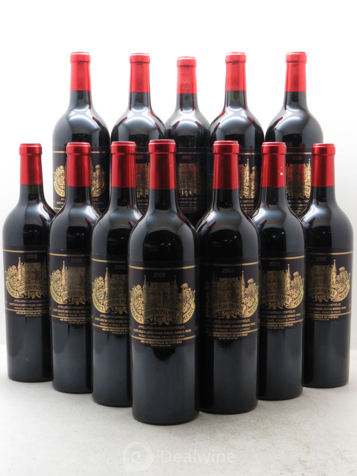Château Palmer 3ème Grand Cru Classé 2005 - Lot de 12 bouteilles - 0