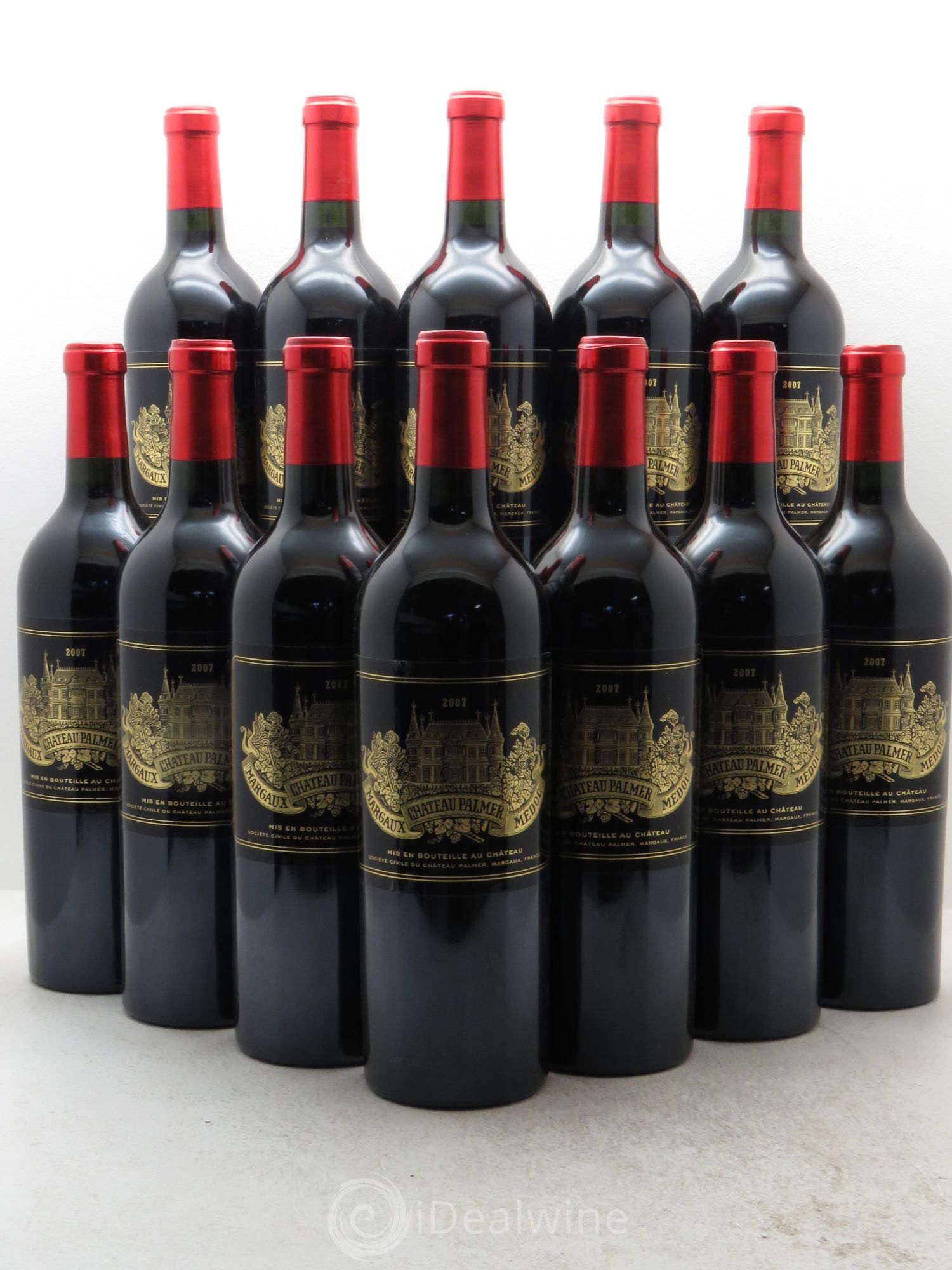 Château Palmer 3ème Grand Cru Classé 2007 - Lot de 12 bouteilles - 0