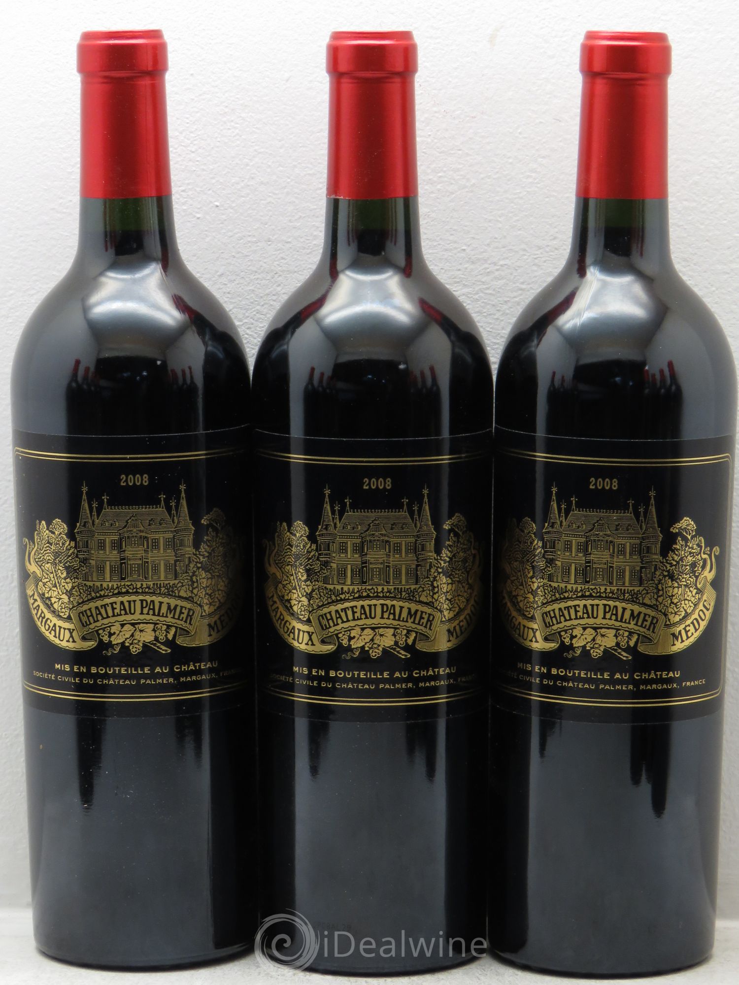 Château Palmer 3ème Grand Cru Classé 2008 - Lot de 12 bouteilles - 1