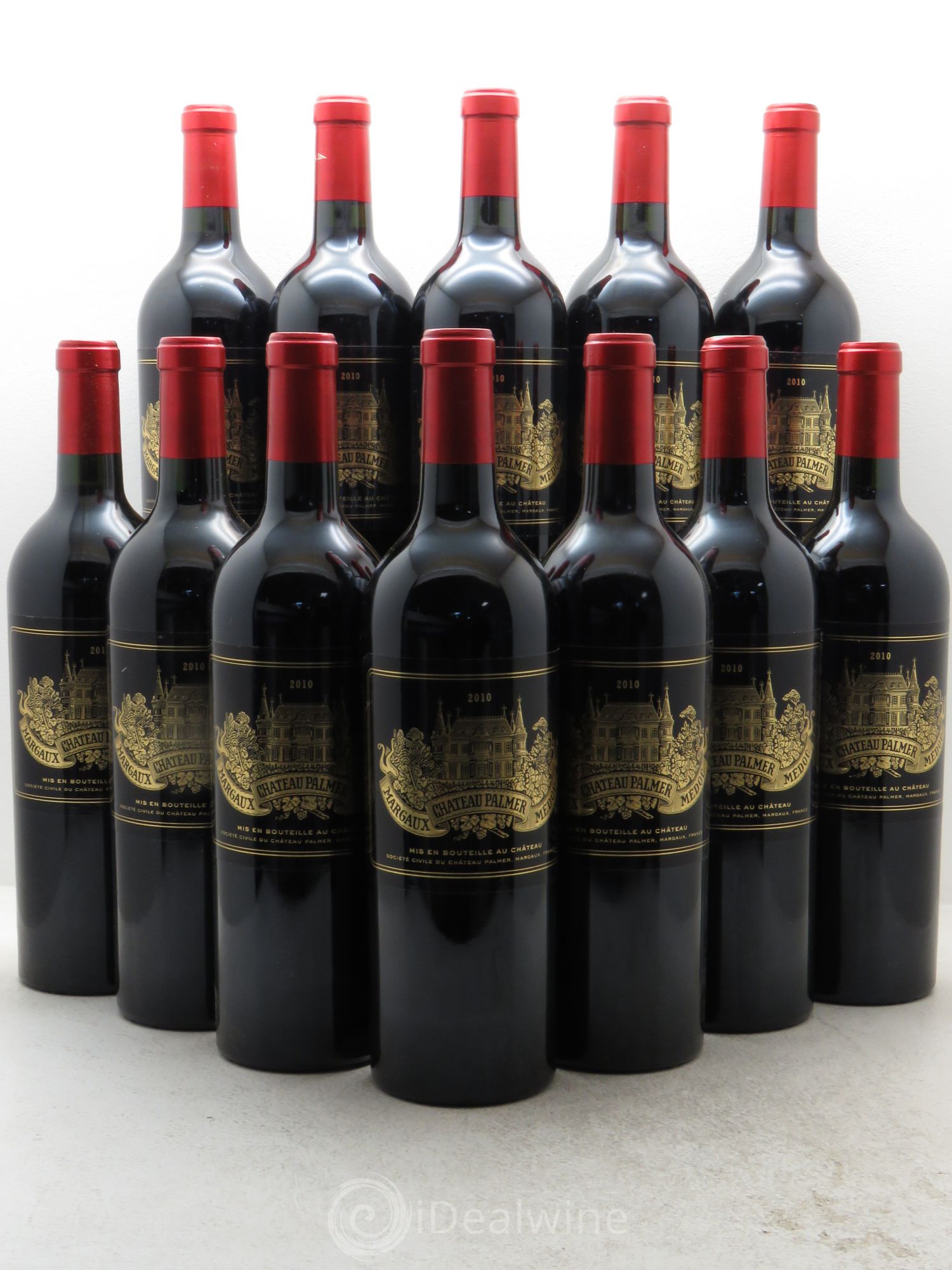 Château Palmer 3ème Grand Cru Classé 2010 - Lot de 12 bouteilles - 0