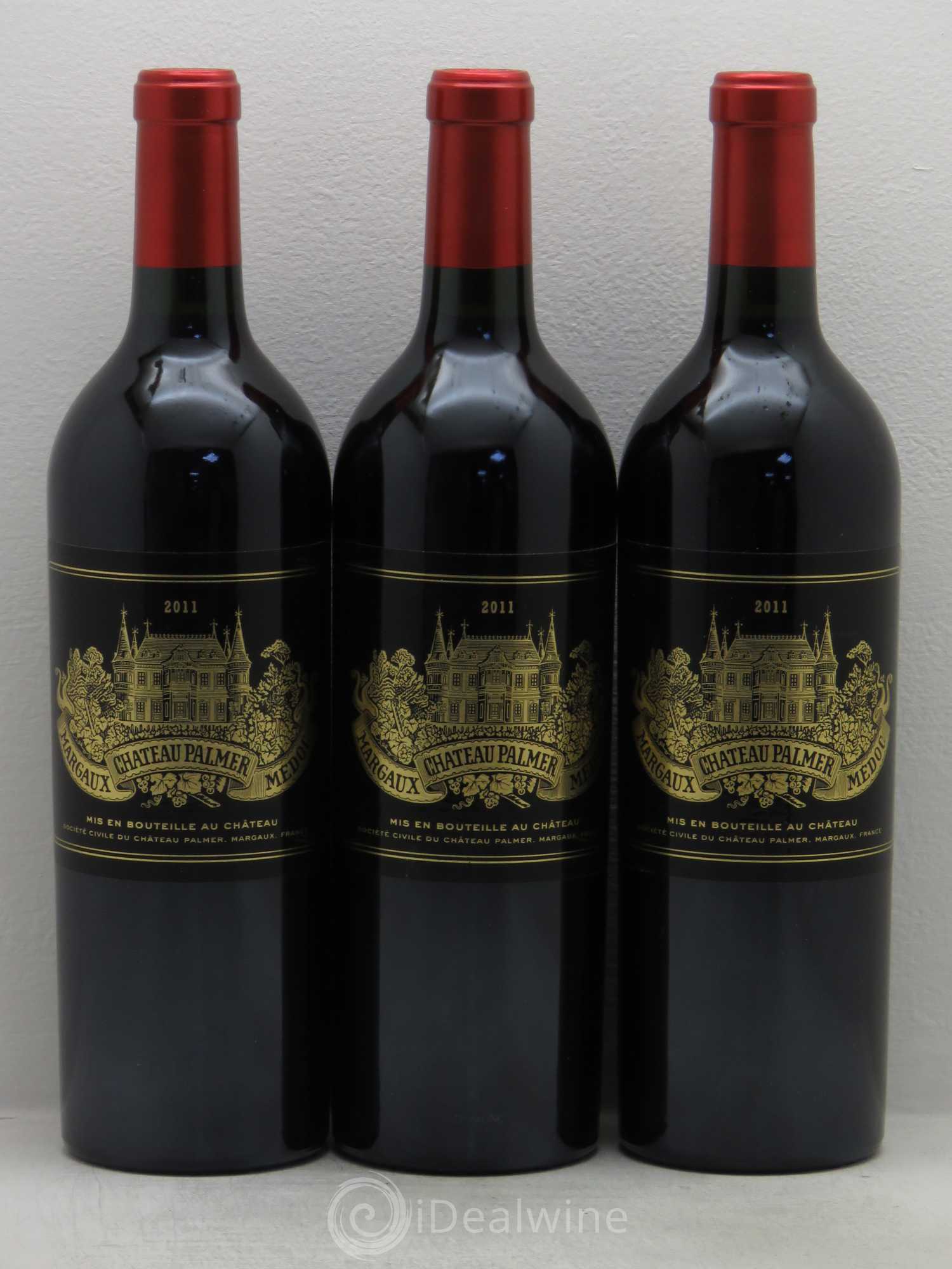 Château Palmer 3ème Grand Cru Classé 2011 - Lot de 3 bouteilles - 0