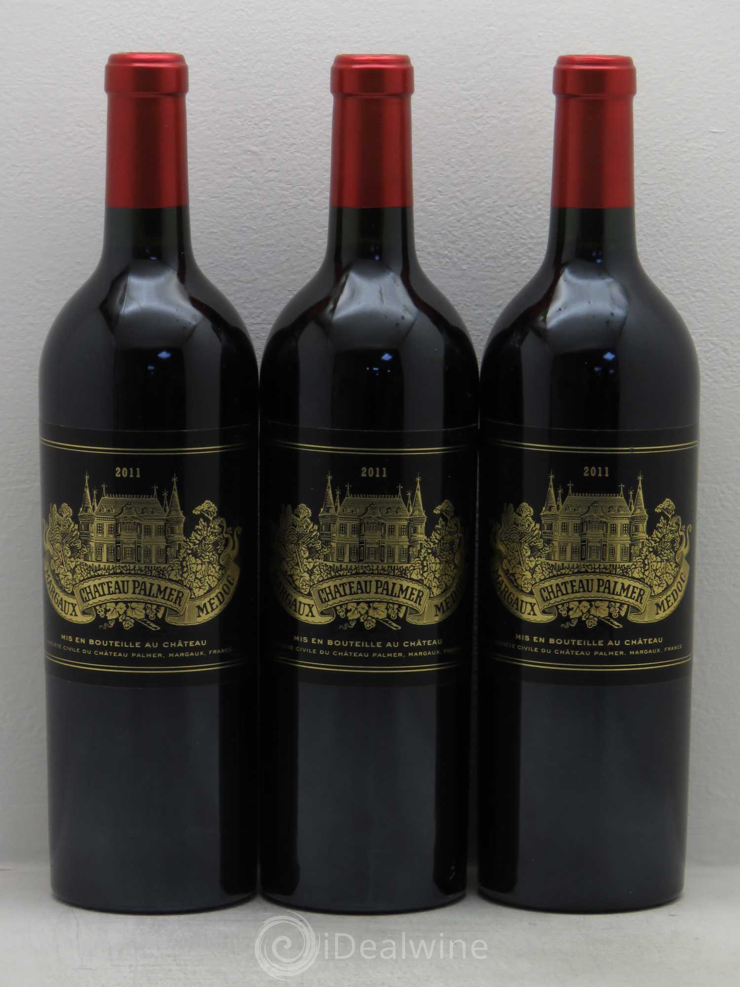 Château Palmer 3ème Grand Cru Classé 2011 - Lot de 3 bouteilles - 0