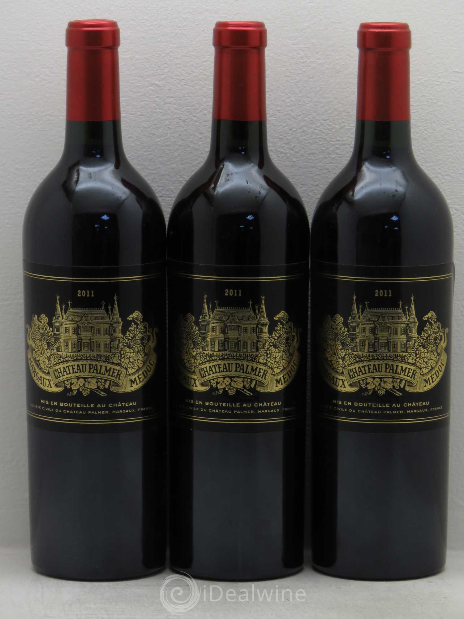 Château Palmer 3ème Grand Cru Classé 2011 - Lot de 3 bouteilles - 0