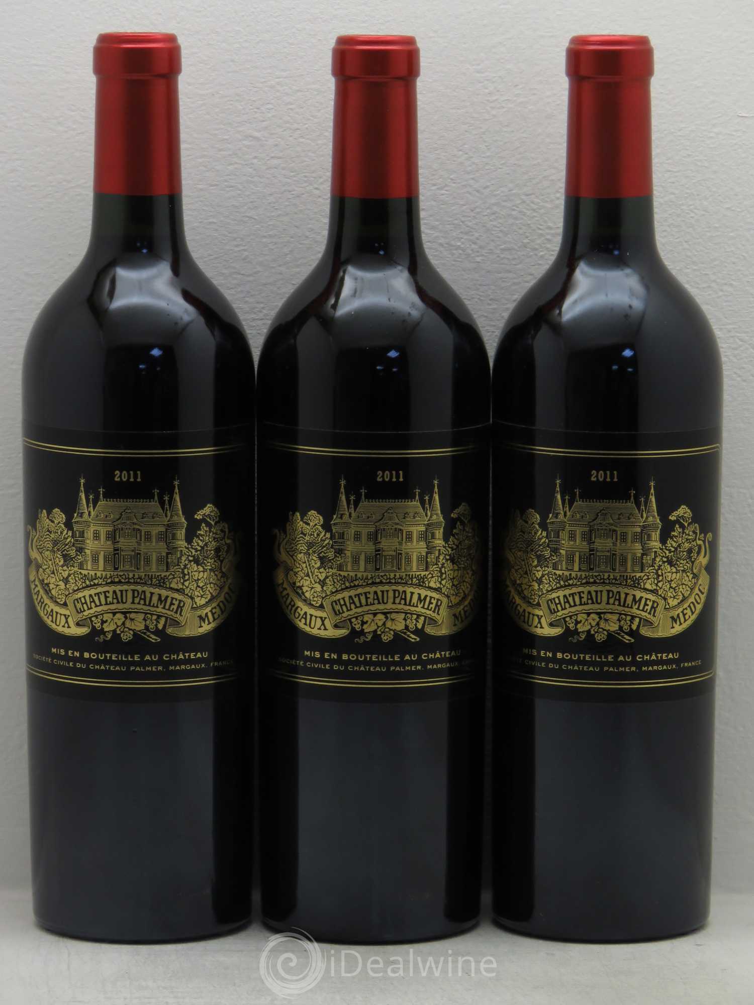Château Palmer 3ème Grand Cru Classé 2011 - Lot de 3 bouteilles - 0