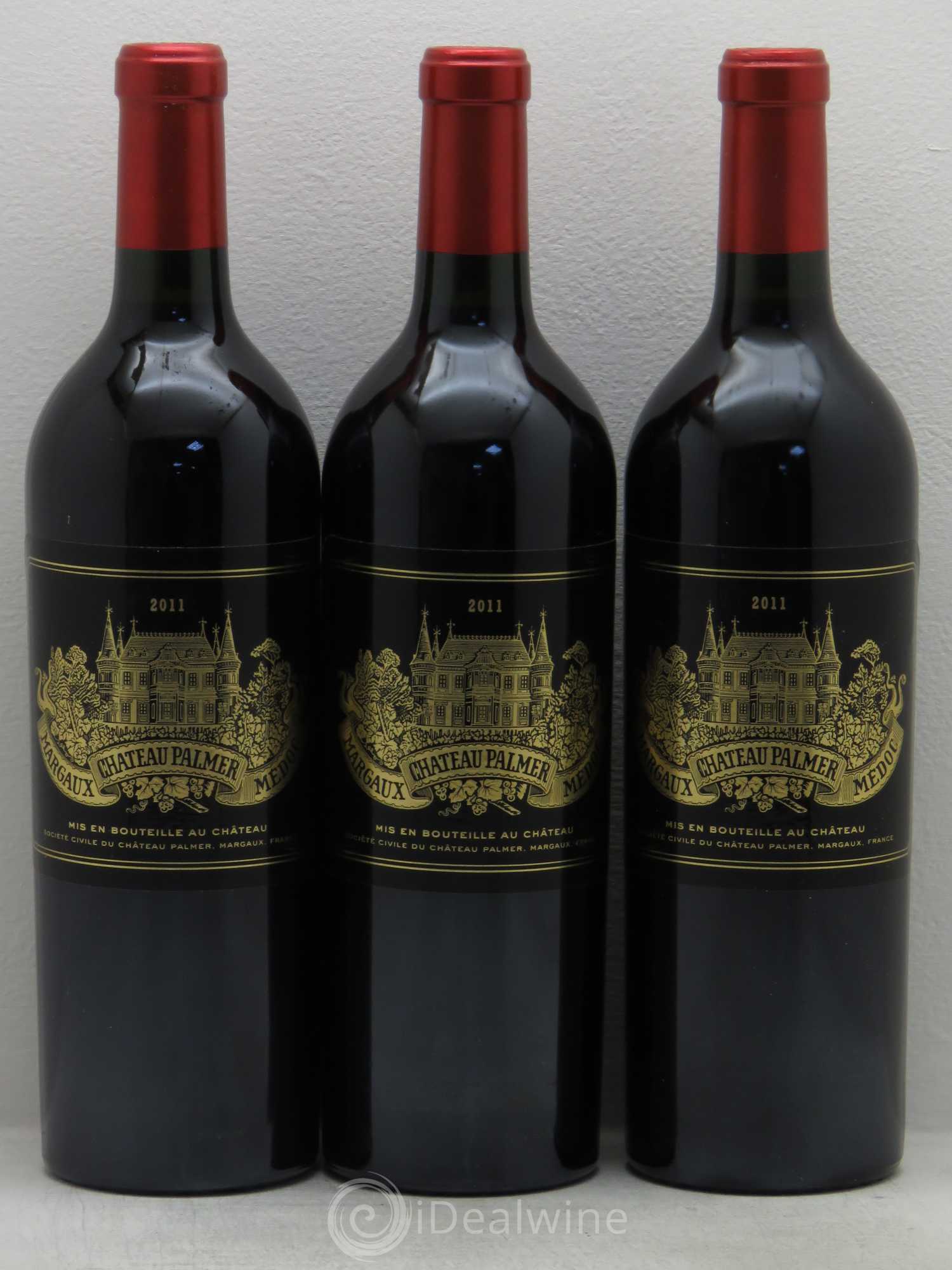 Château Palmer 3ème Grand Cru Classé 2011 - Lot de 3 bouteilles - 0