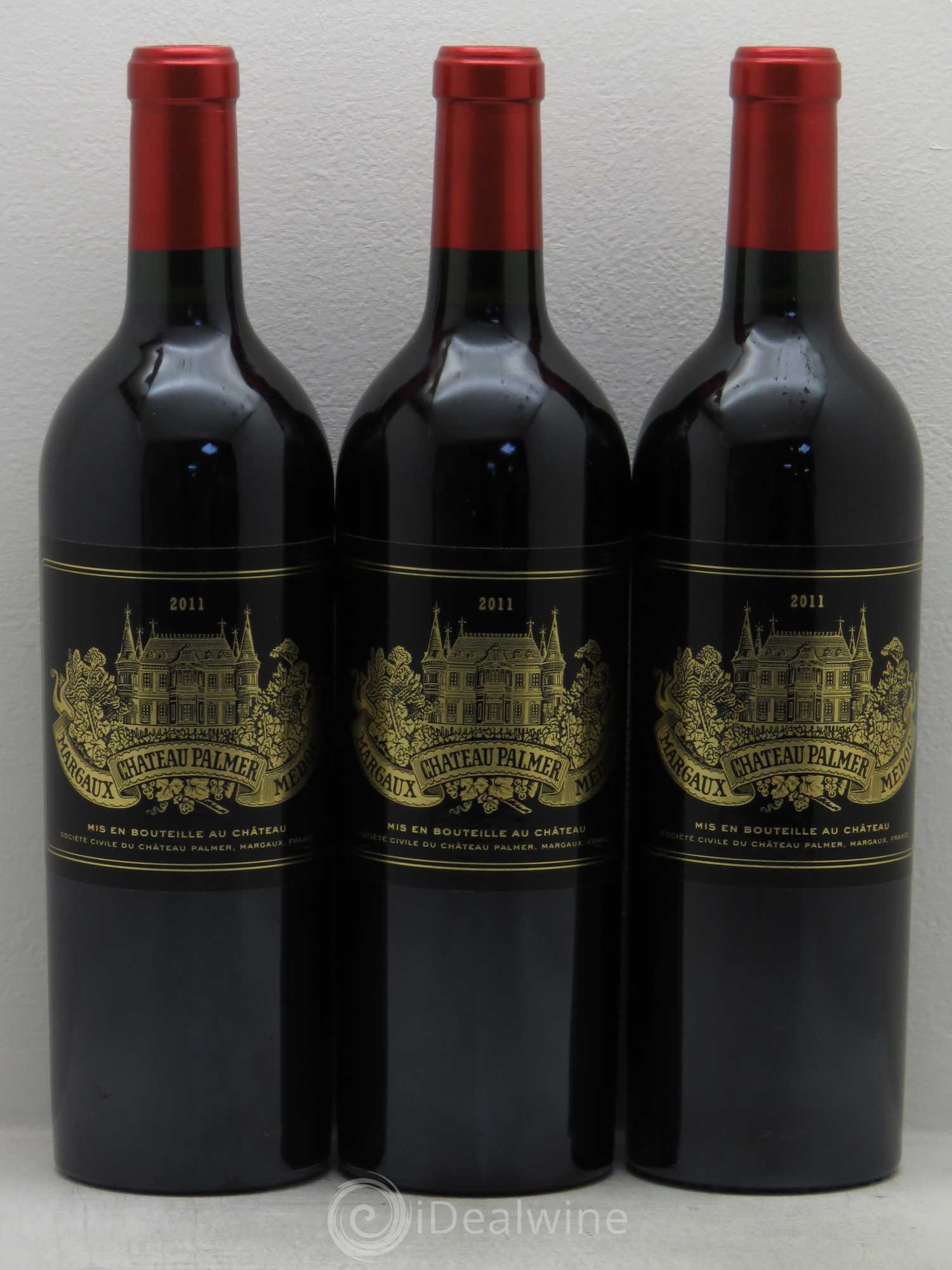 Château Palmer 3ème Grand Cru Classé 2011 - Lot de 3 bouteilles - 0