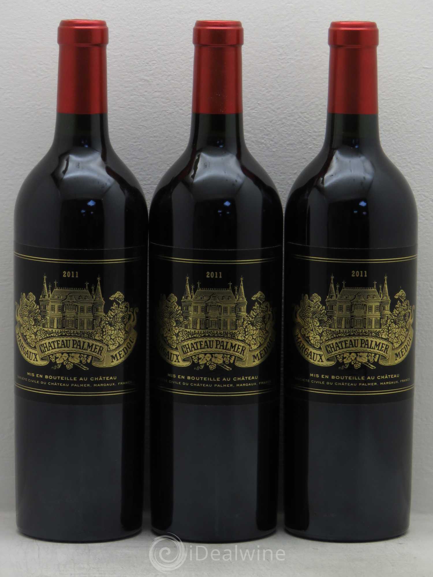 Château Palmer 3ème Grand Cru Classé 2011 - Lot de 3 bouteilles - 0