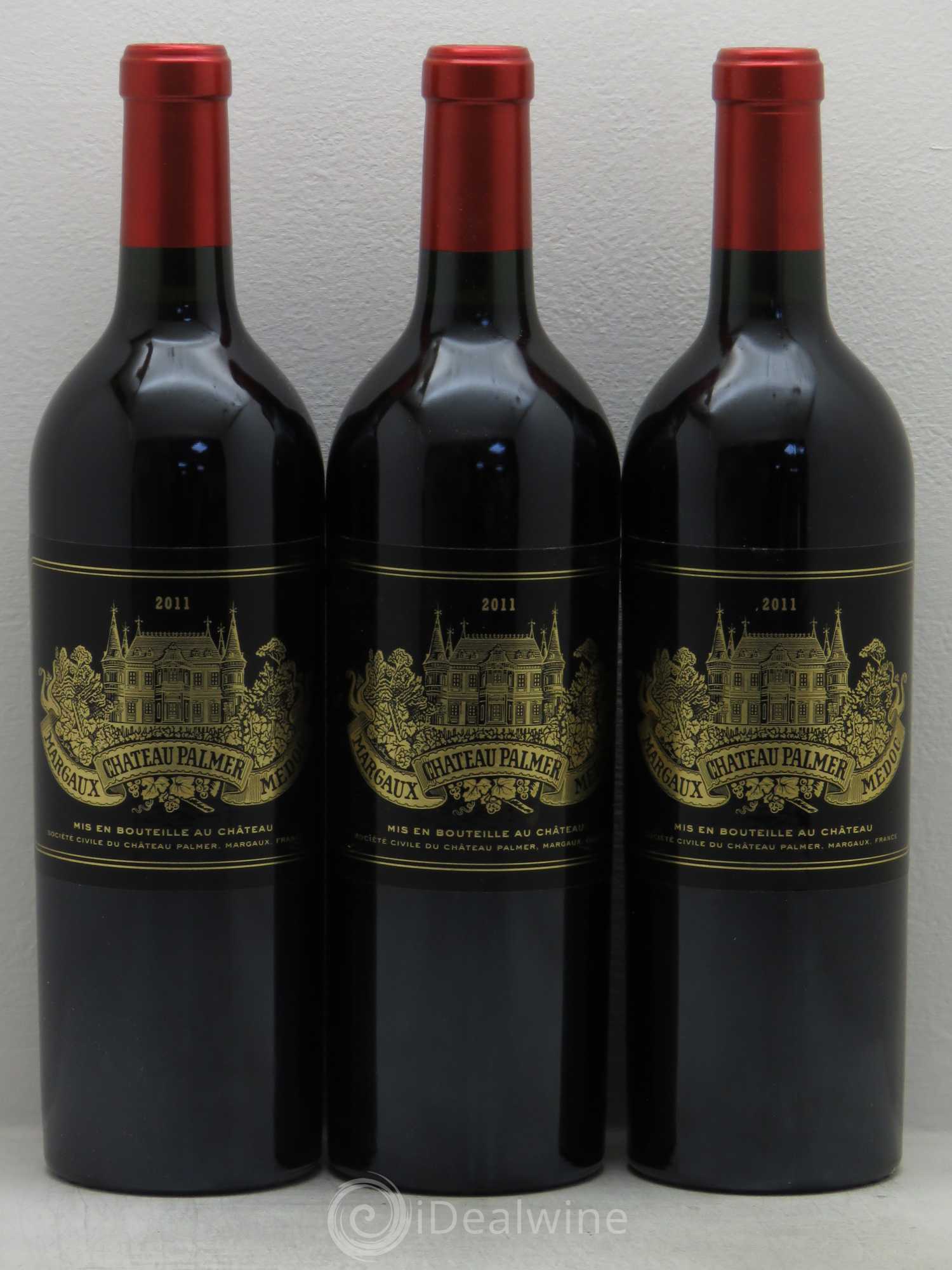 Château Palmer 3ème Grand Cru Classé 2011 - Lot de 3 bouteilles - 0