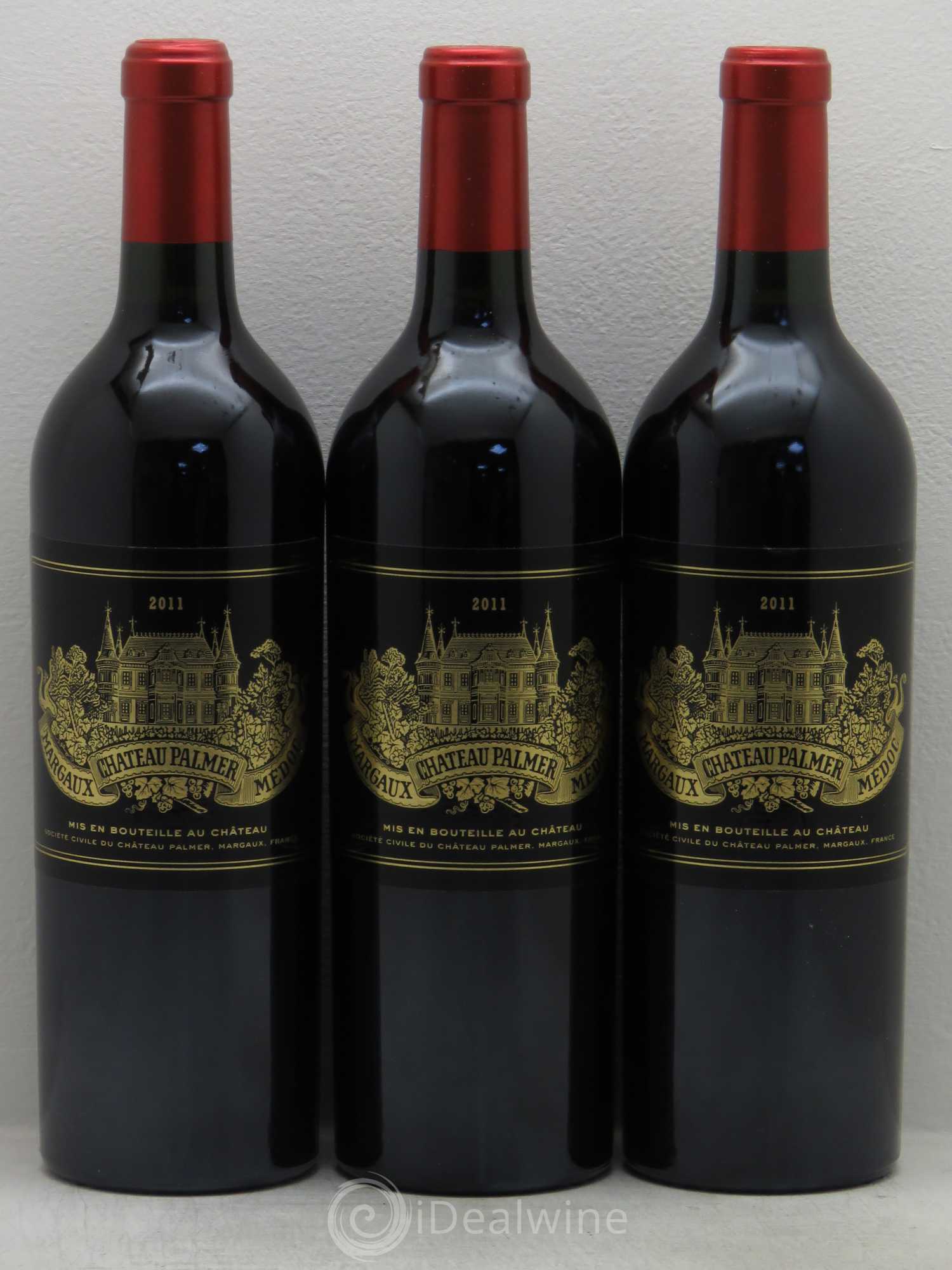 Château Palmer 3ème Grand Cru Classé 2011 - Lot de 3 bouteilles - 0