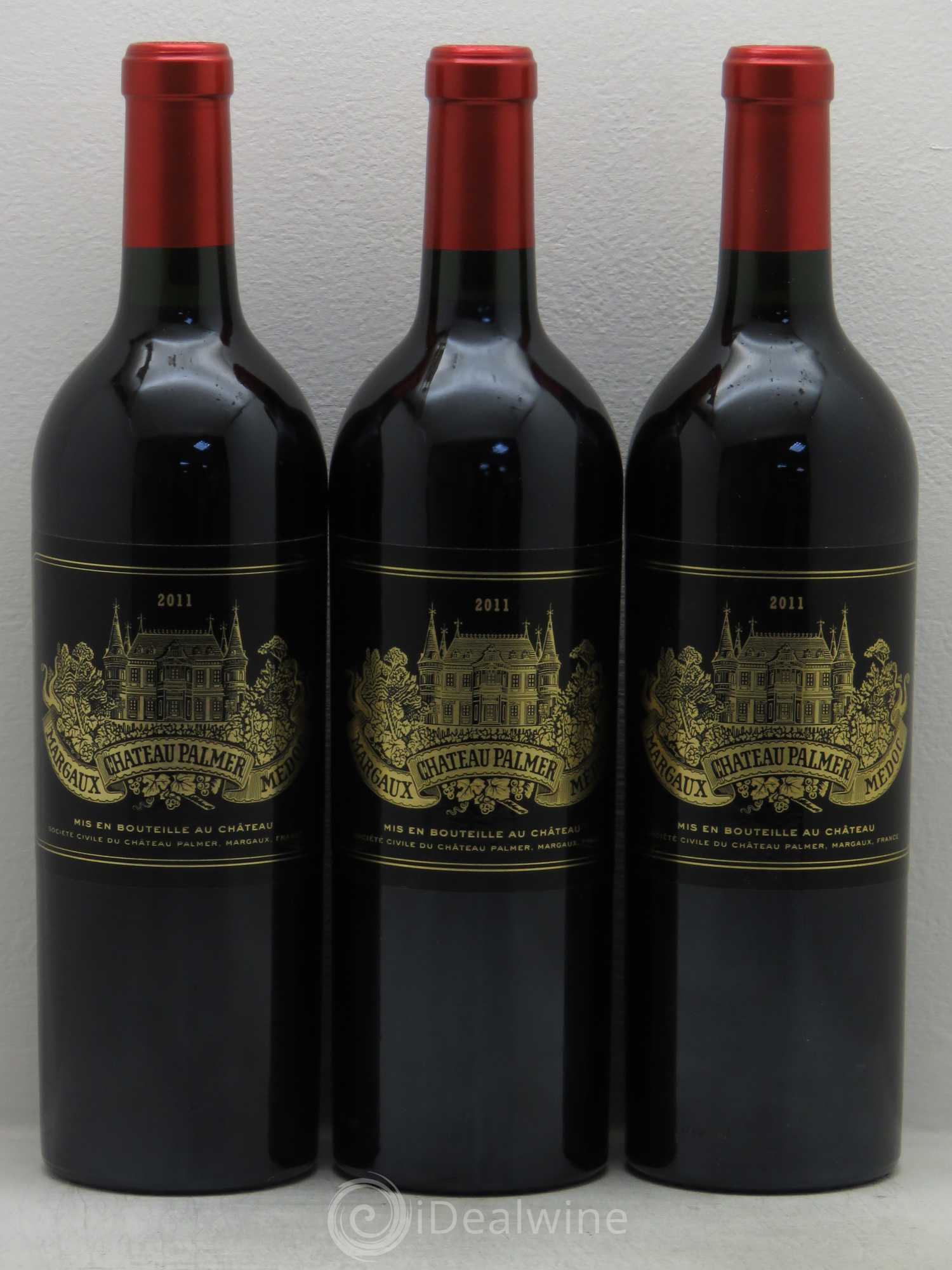 Château Palmer 3ème Grand Cru Classé 2011 - Lot de 3 bouteilles - 0