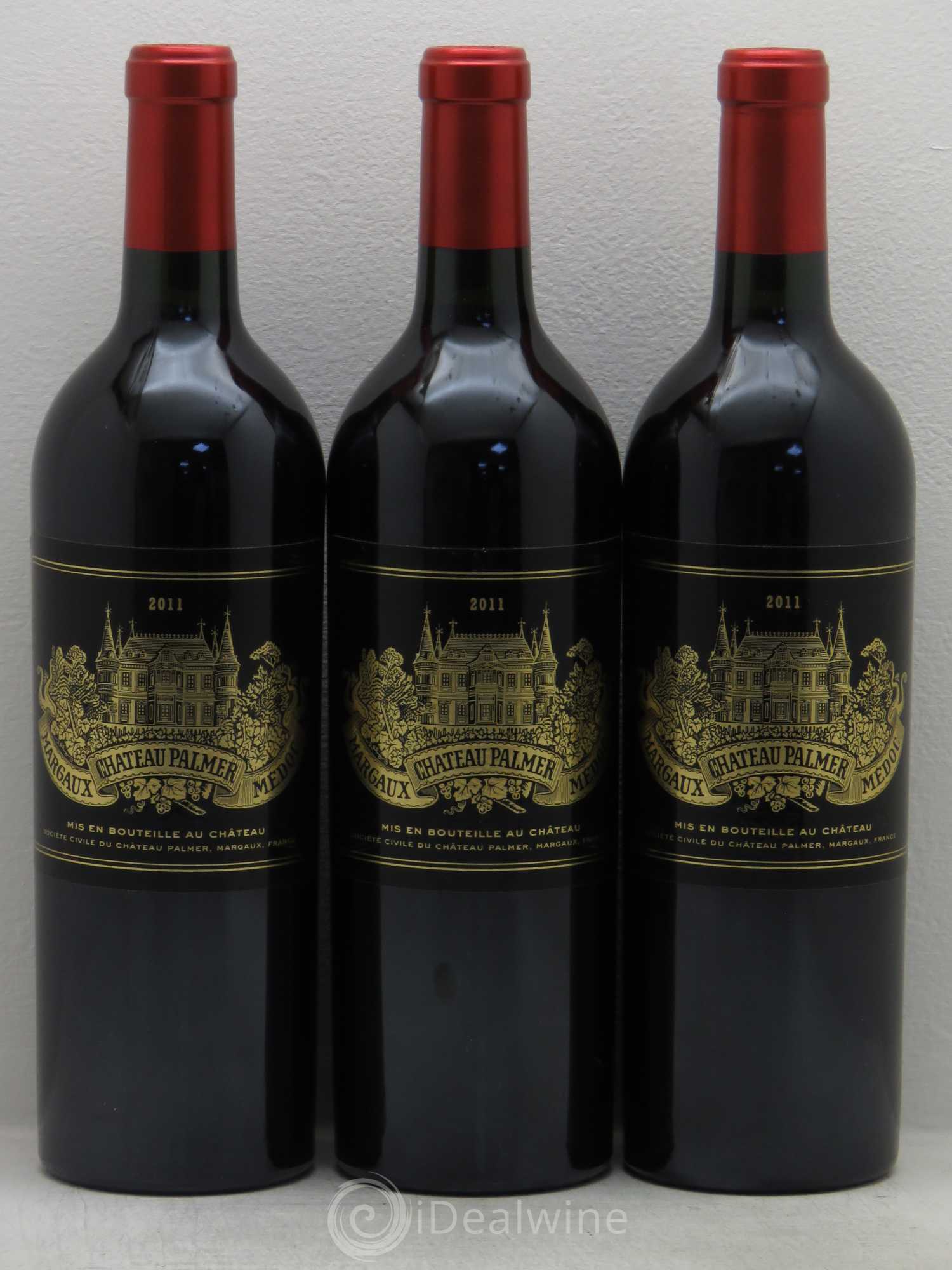 Château Palmer 3ème Grand Cru Classé 2011 - Lot de 3 bouteilles - 0
