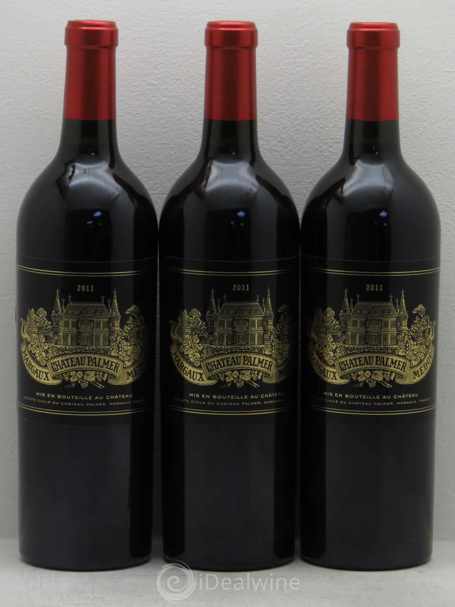 Château Palmer 3ème Grand Cru Classé 2011 - Lot de 3 bouteilles - 0