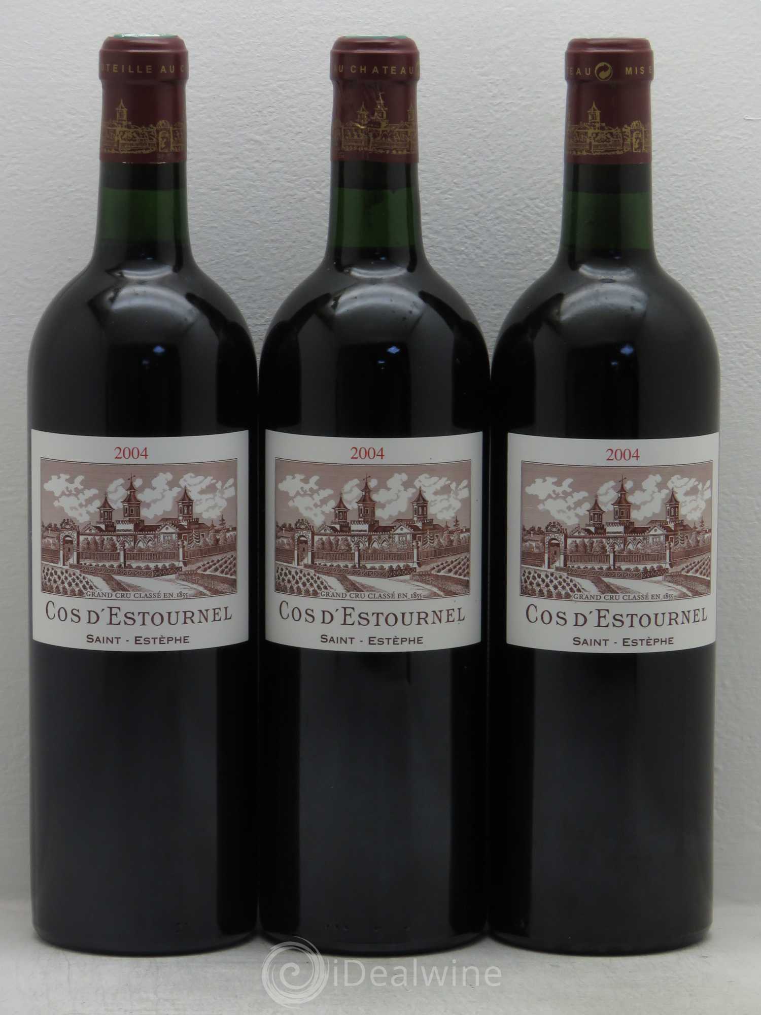 Cos d'Estournel 2ème Grand Cru Classé 2004 - Lot de 3 bouteilles - 0
