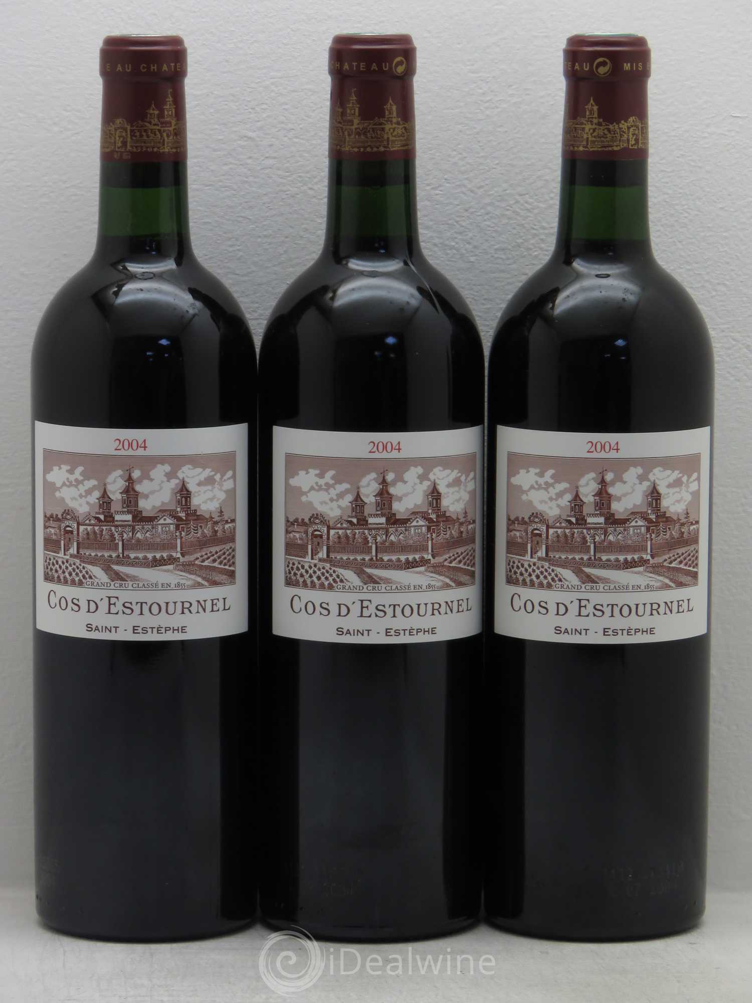 Cos d'Estournel 2ème Grand Cru Classé 2004 - Lot de 3 bouteilles - 0
