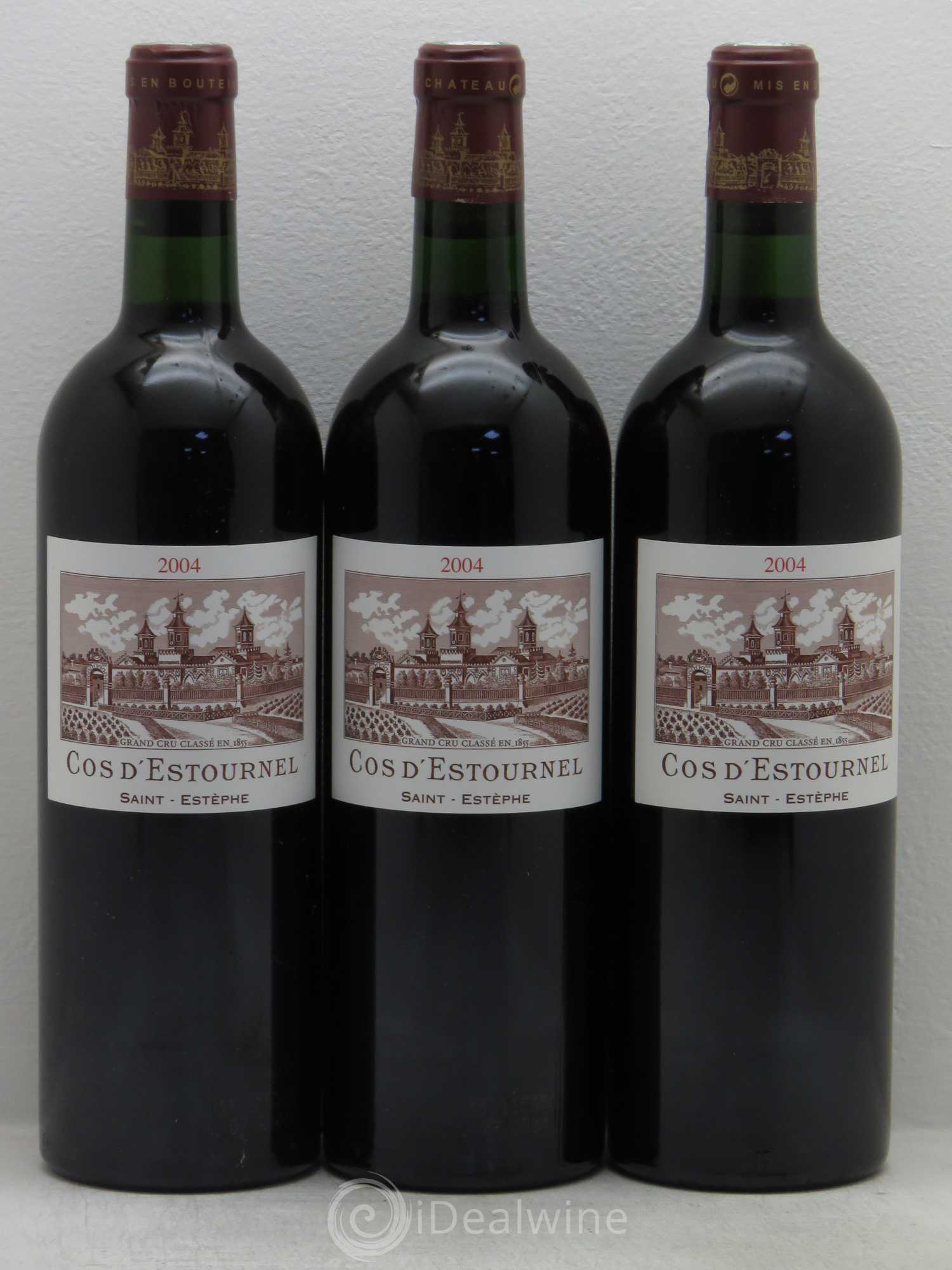 Cos d'Estournel 2ème Grand Cru Classé 2004 - Lot de 3 bouteilles - 0