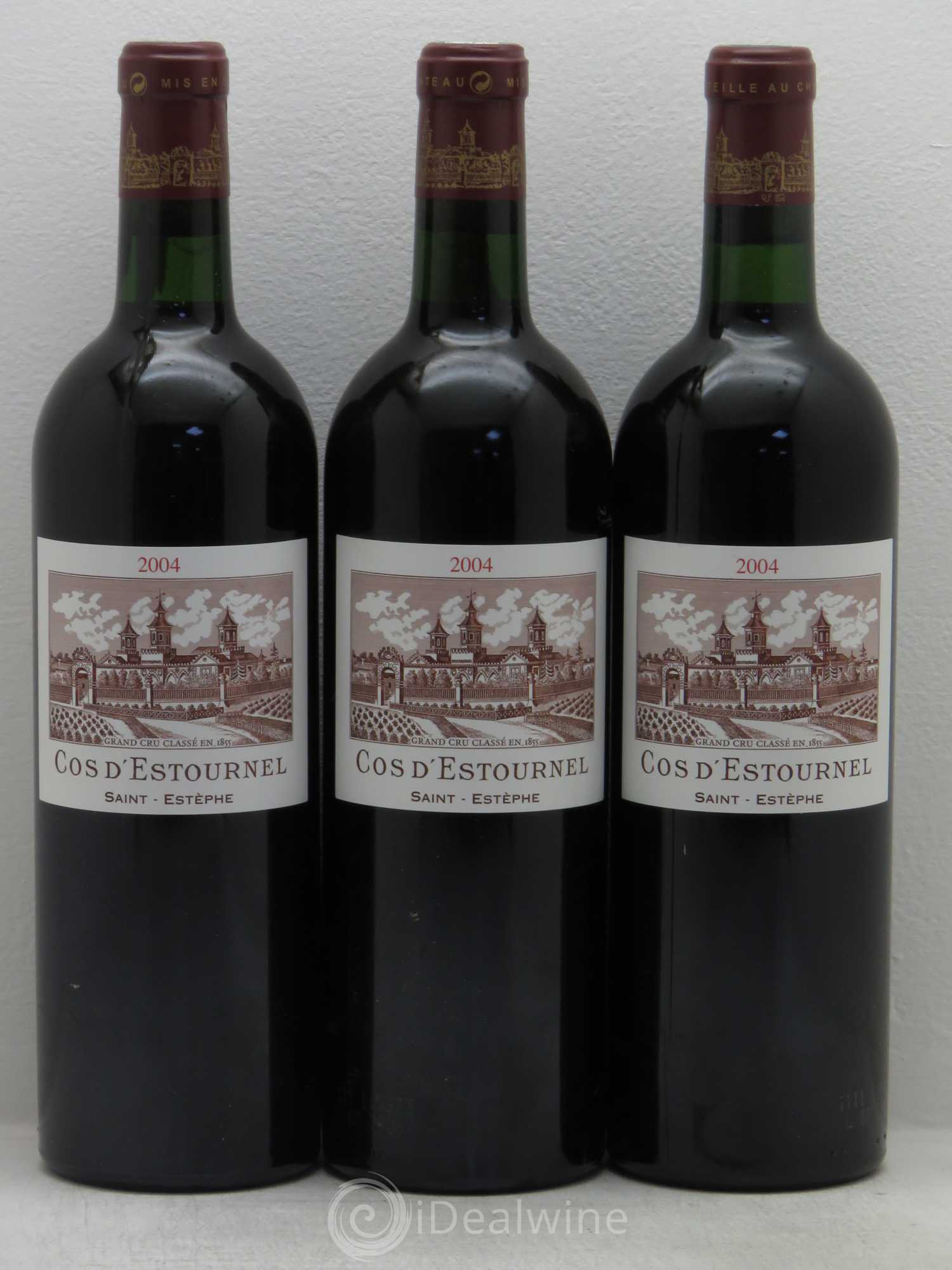 Cos d'Estournel 2ème Grand Cru Classé 2004 - Lot de 3 bouteilles - 0