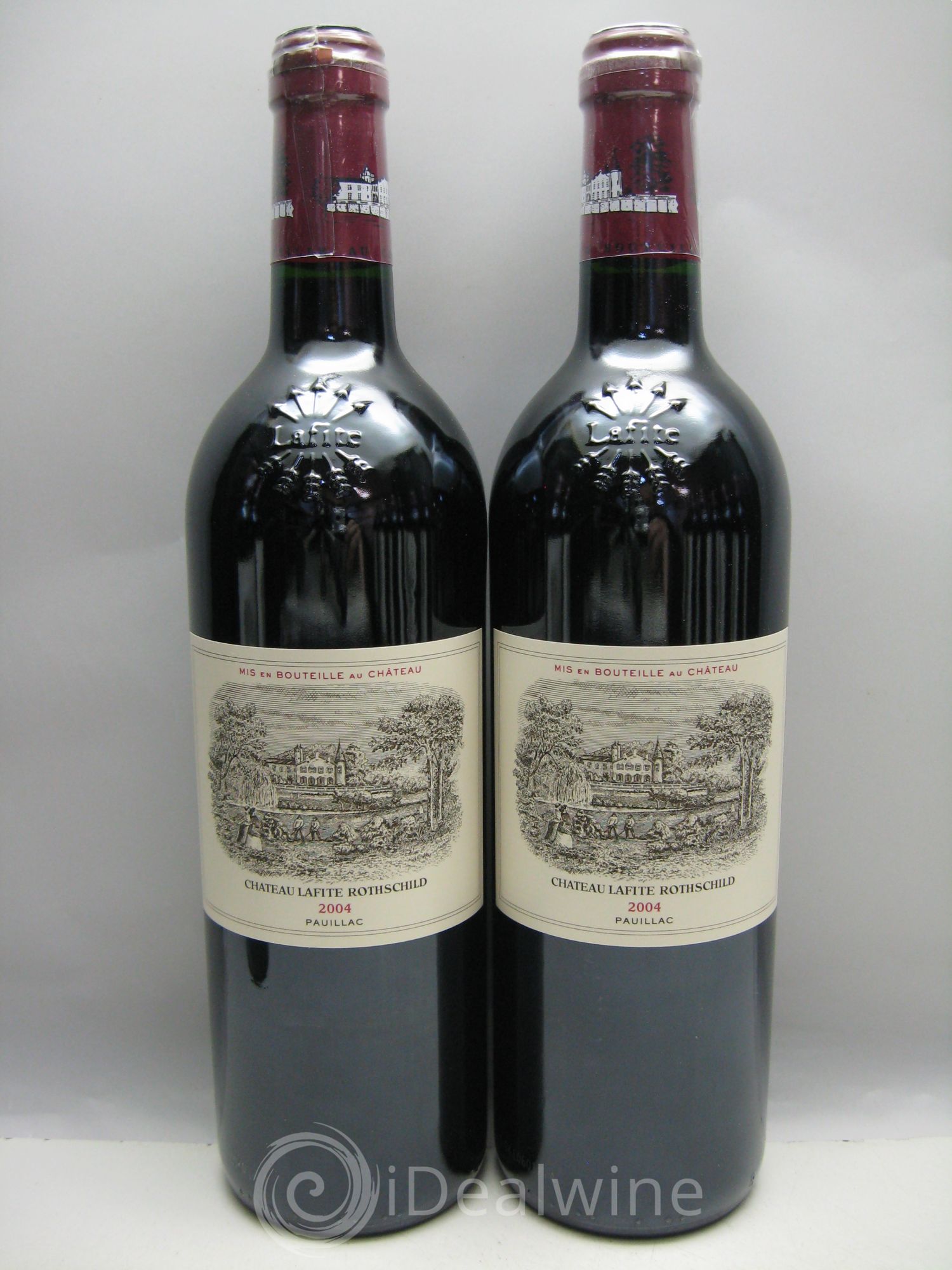 Château Lafite Rothschild 1er Grand Cru Classé 2004 - Lot de 12 bouteilles - 1
