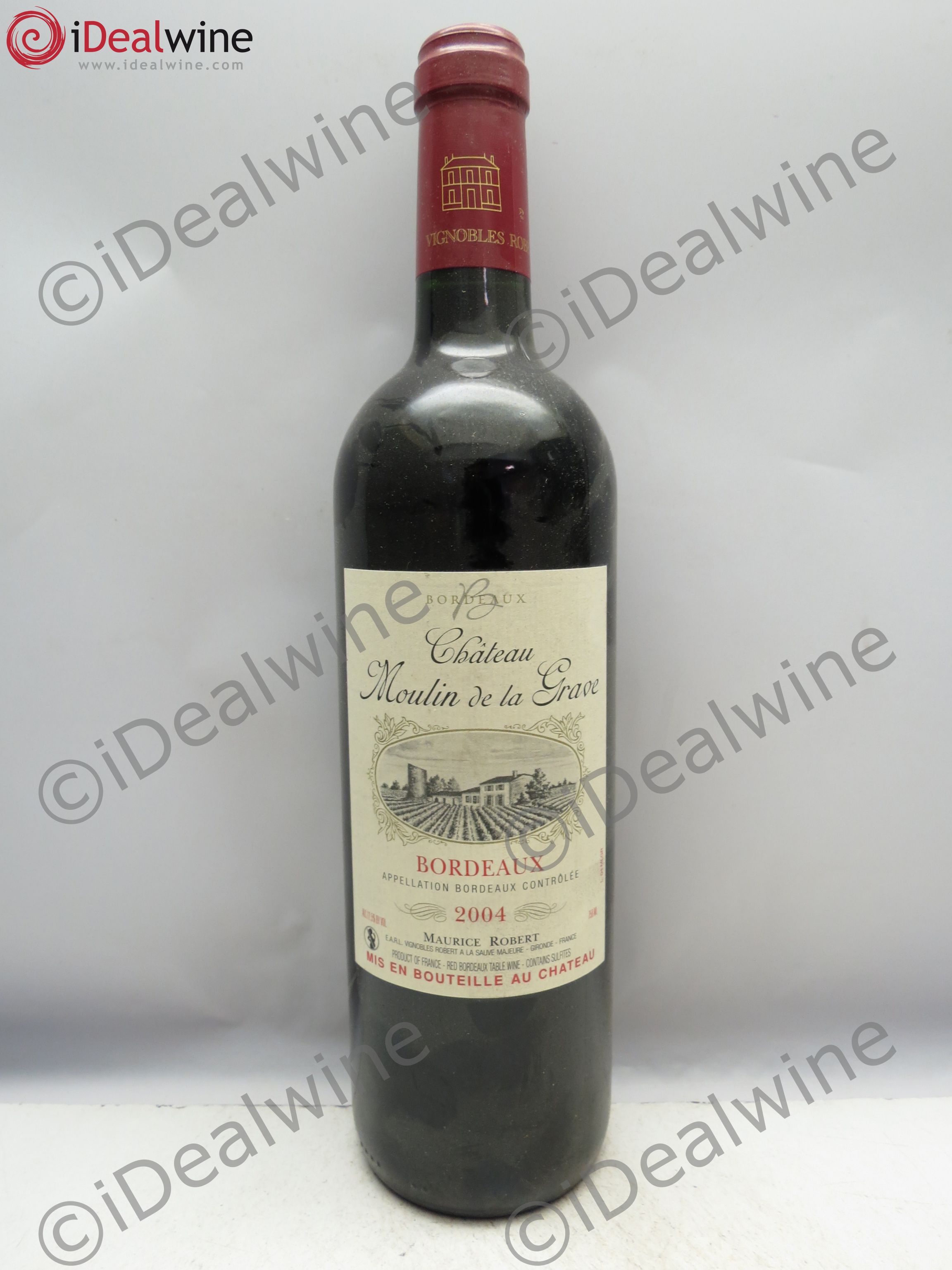 Bordeaux Moulin de la Grave 2004 - Posten von 6 Flaschen - 0